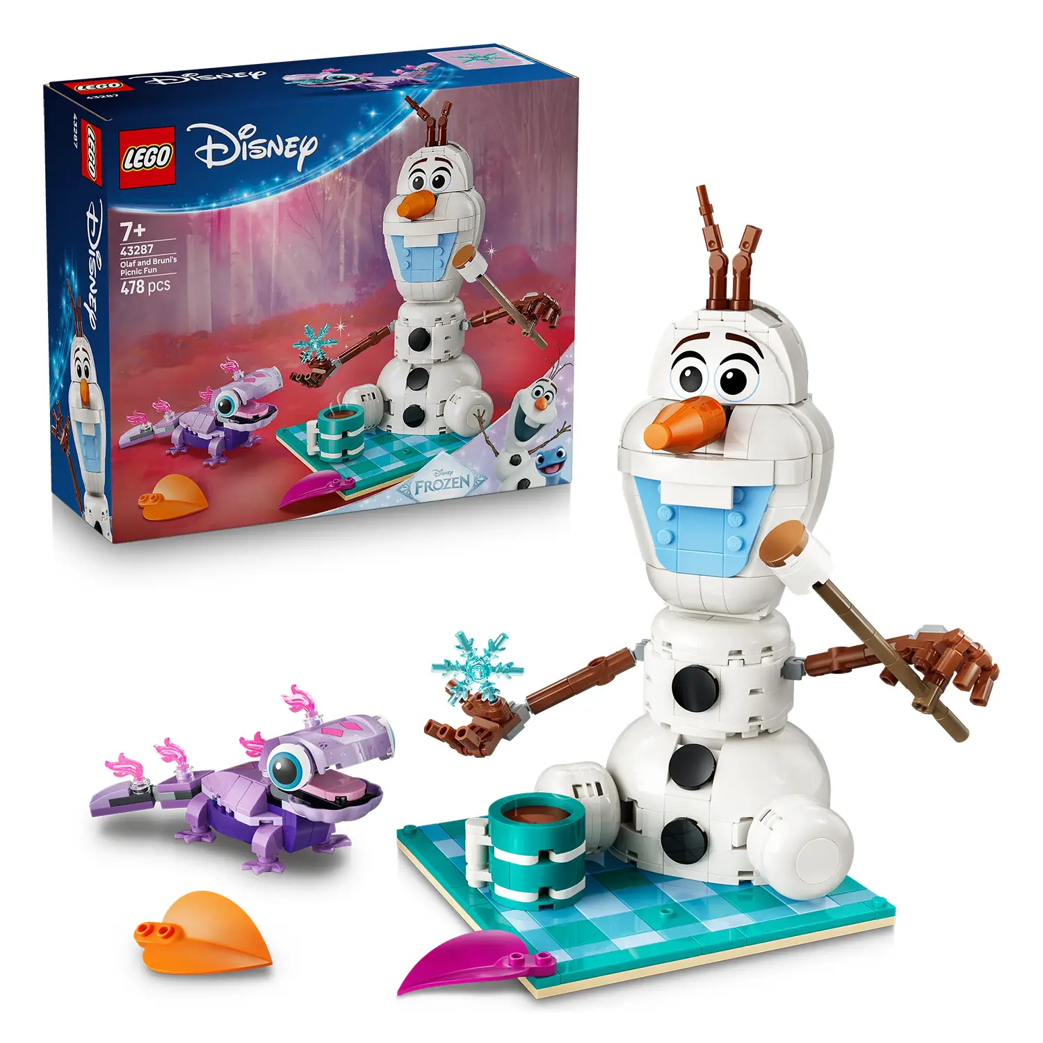 LEGO Disney Frozen 43287 Picnic di Olaf e Bruni Set 478 Pezzi - lego