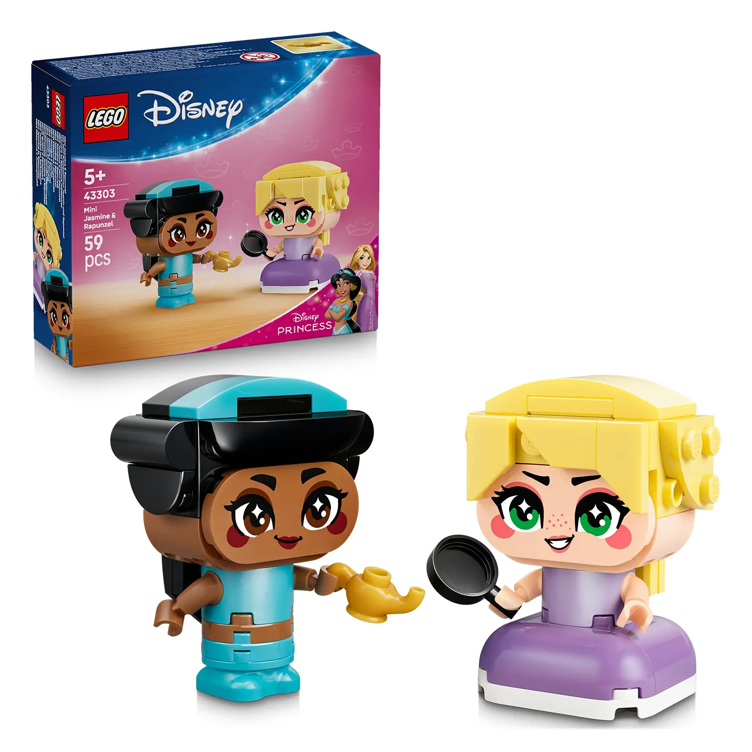 LEGO Disney Princess 43303 Mini Jasmine e Rapunzel 59 Pezzi - lego