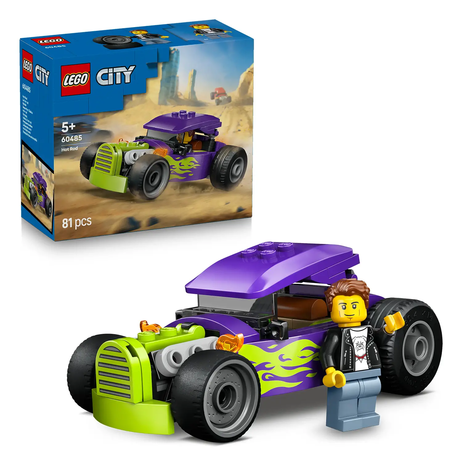 LEGO City Bolide 60485 Auto da Corsa Giocattolo 5+ - lego