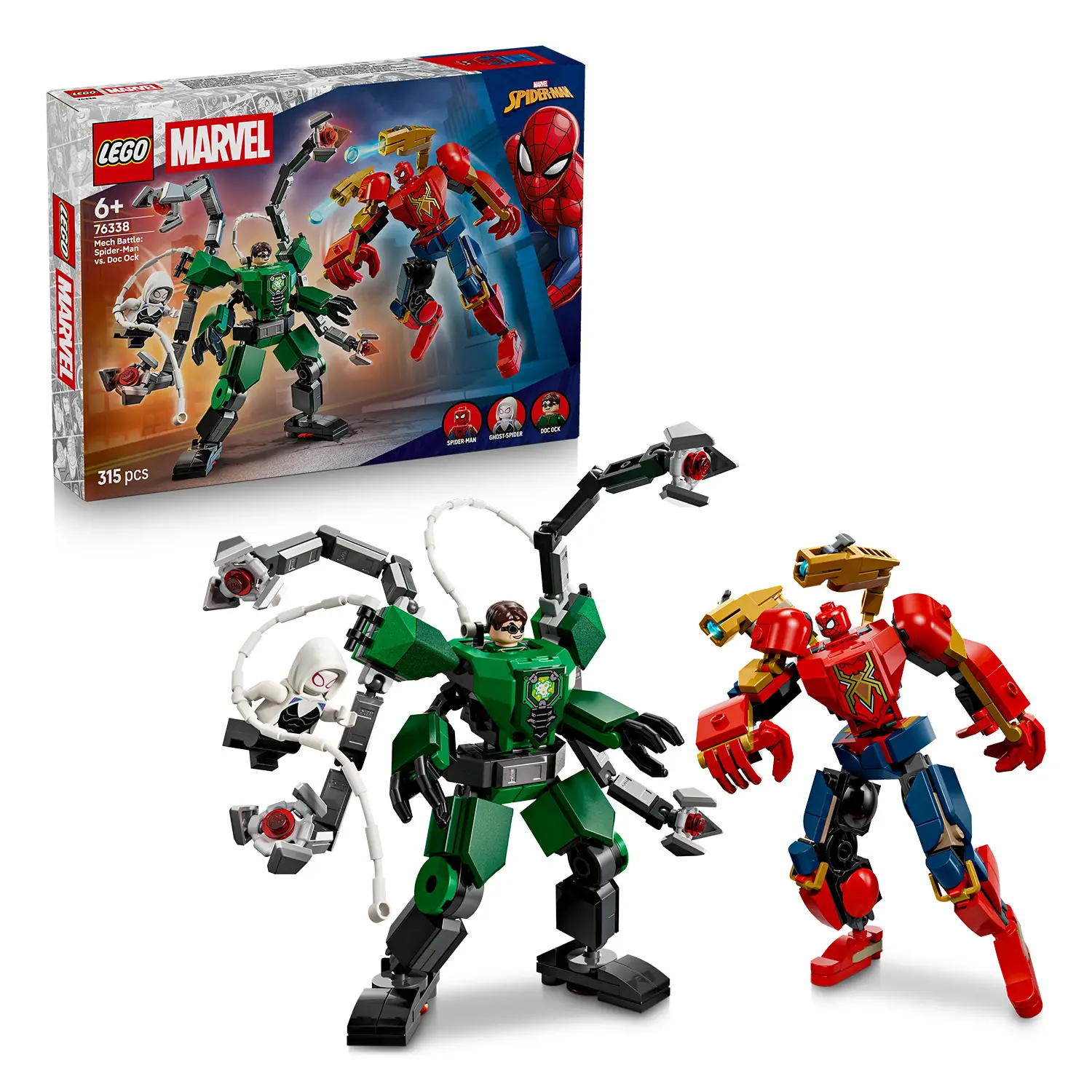 Lego Super Heroes Marvel Battaglia Mech: Spider-Man Vs. Doc Ock 76338 - lego