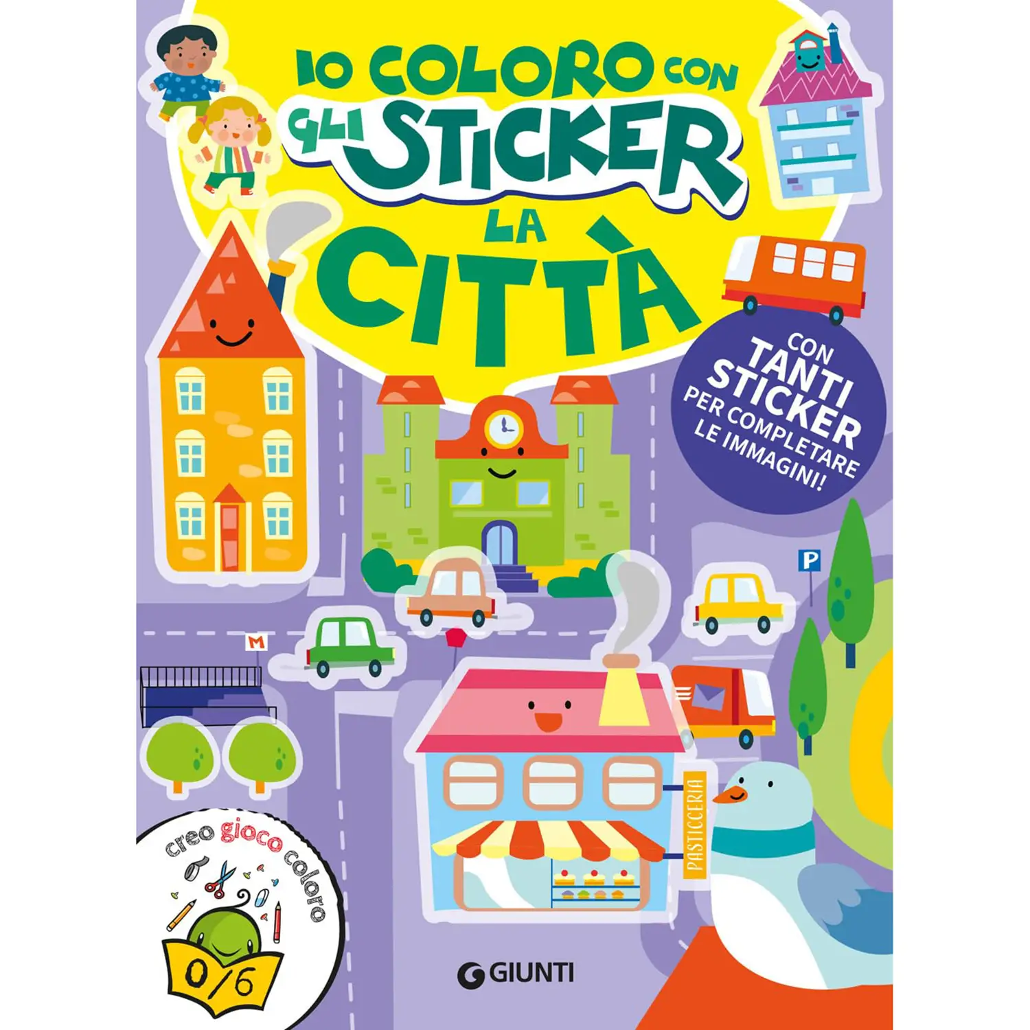 Libro Io Coloro Con Gli Stickers - Città - Prima biblioteca