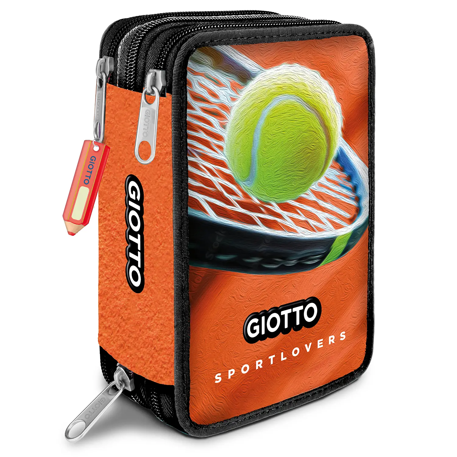 Giotto Sportlovers Astuccio 3Zip Tennis - astucci colori