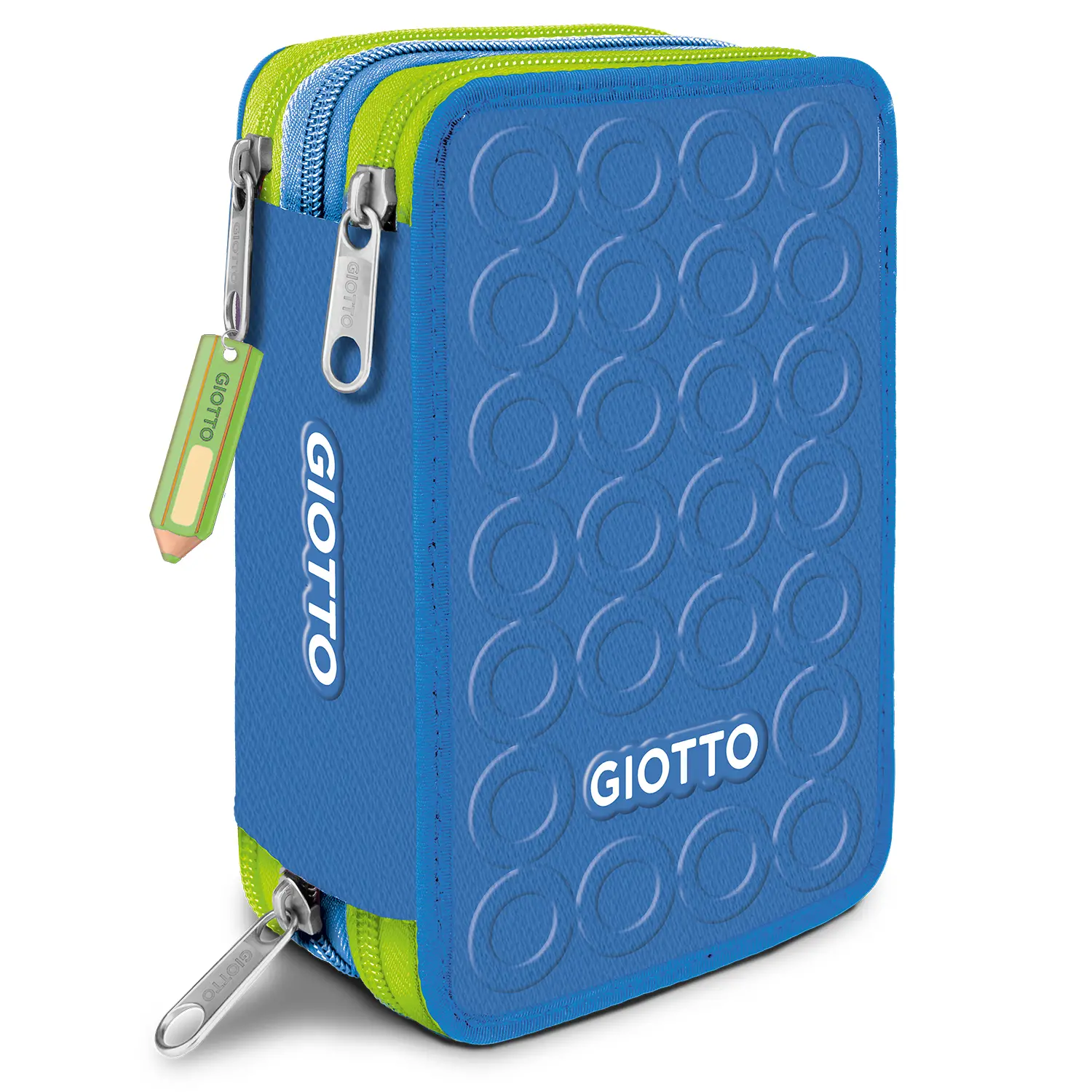 Giotto Stilnovolovers Astuccio 3Zip Blu - astucci colori