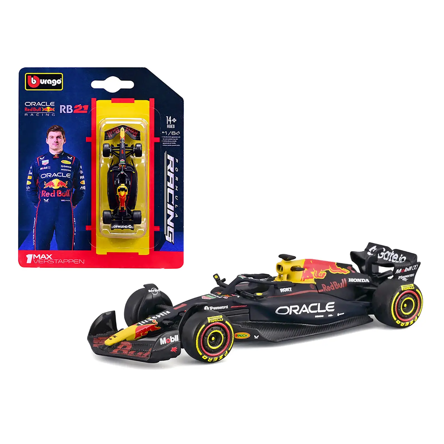 Auto 1:64 F1 Redbull Racing RB21 2025 #1 Verstappen - diecast