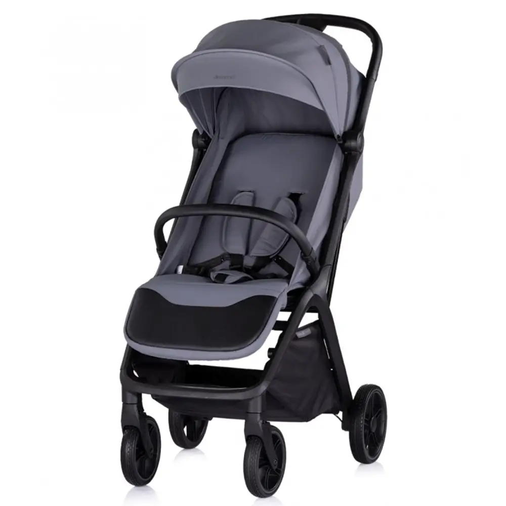 Passeggino Diamond Cloud Grey 22 Kg con chiusura Automatica Chipolino - passeggini compatti