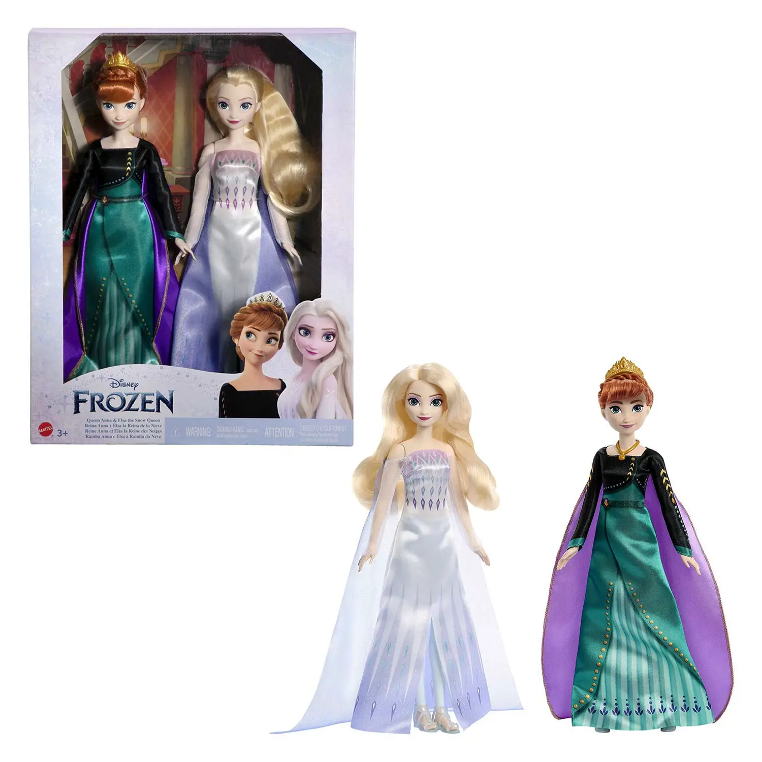 Frozen Anna & Elsa Regine delle Nevi Bambole Mattel - collezionabili bambina