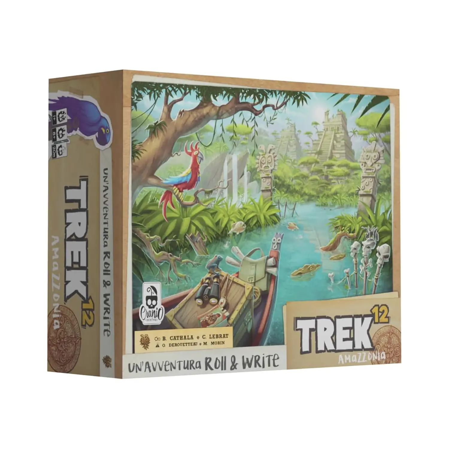 Trek 12 Amazzonia Gioco da Tavolo Roll & Write Italiano - giochi di società