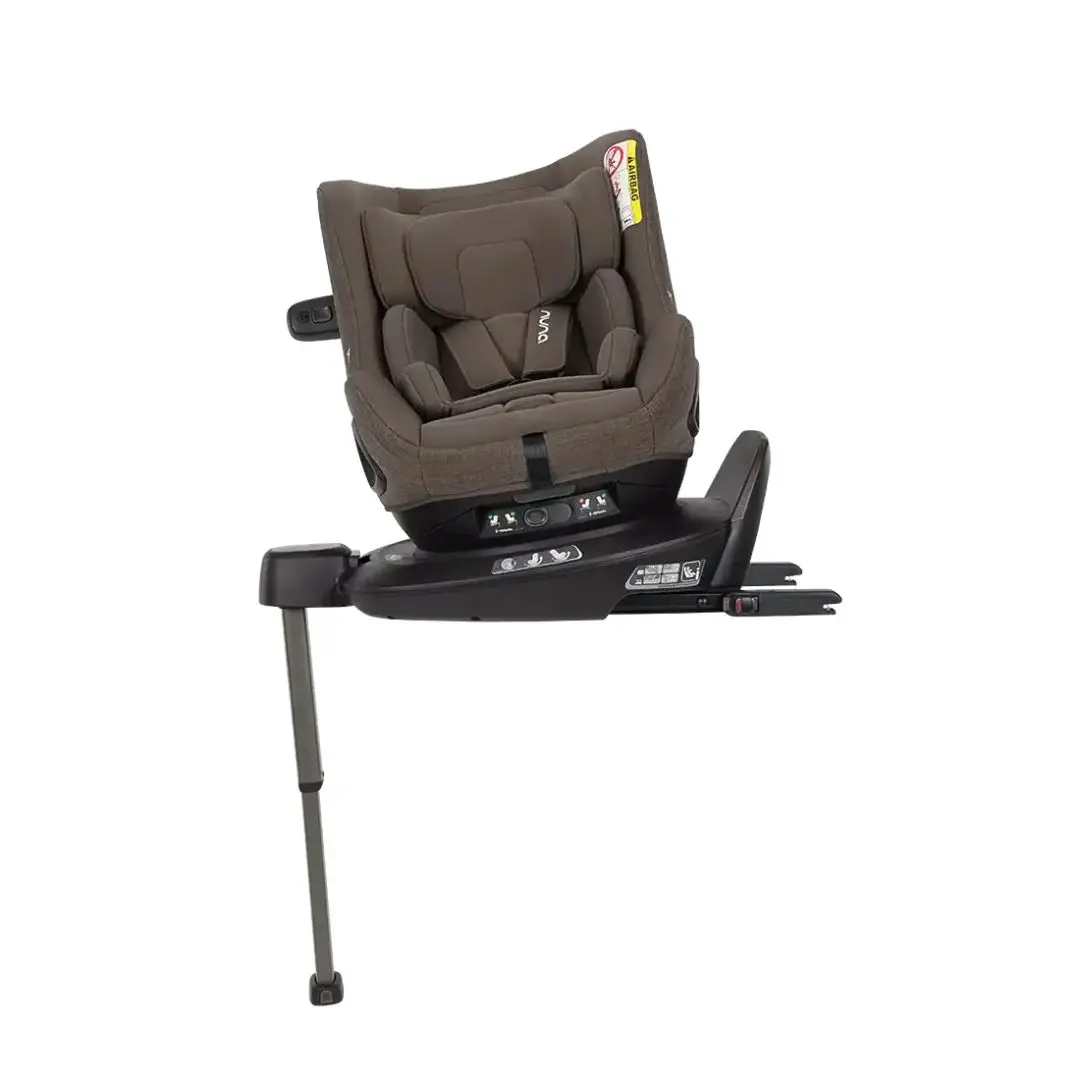 Nuna Pruu Seggiolino Auto i-Size Girevole 360° 0–4 Anni 40-105Cm Chestnut - bambini 40-105 cm (0-4 anni)