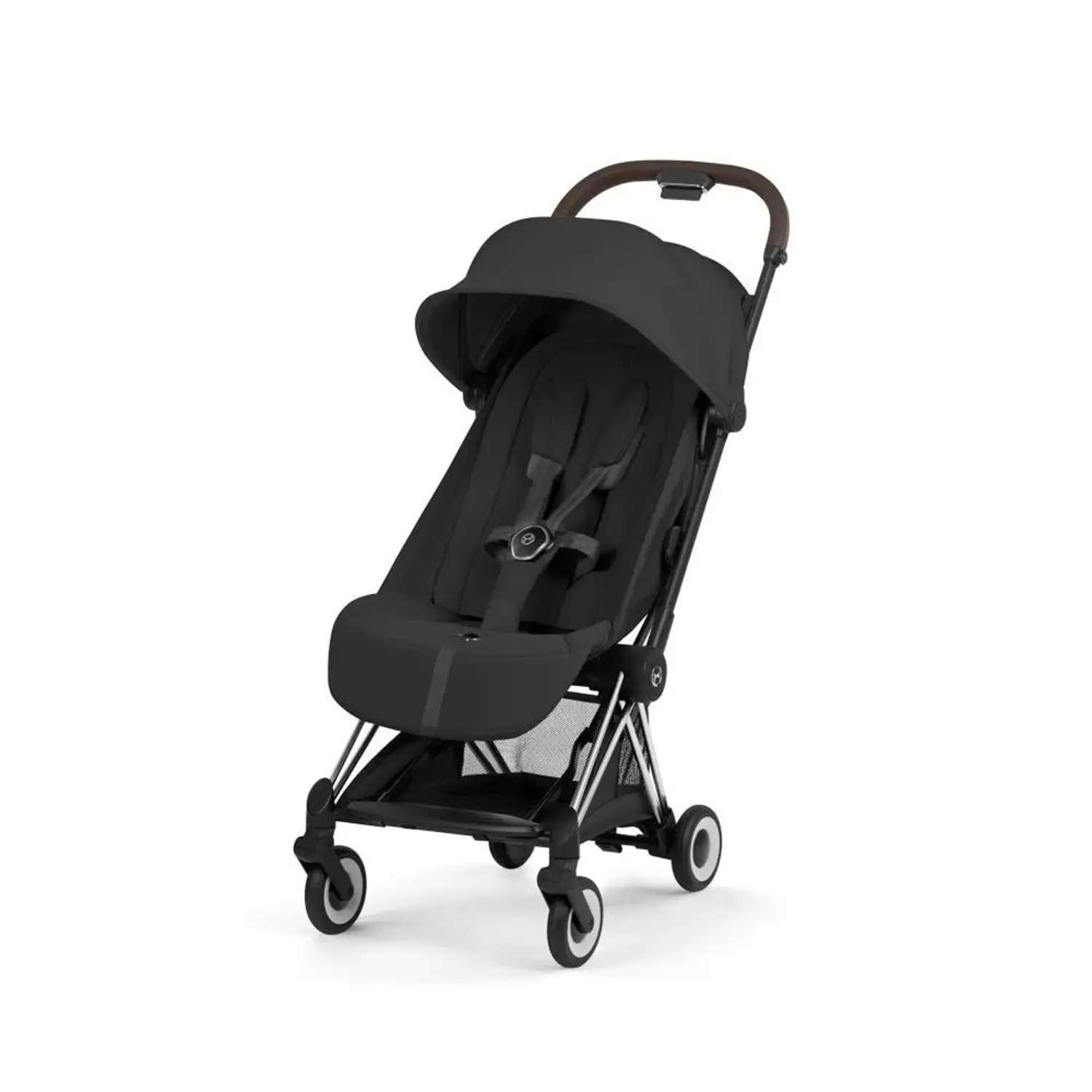 Coya Style Sepia Black Passeggino con Telaio Crome Brown Cybex - trio e modulari