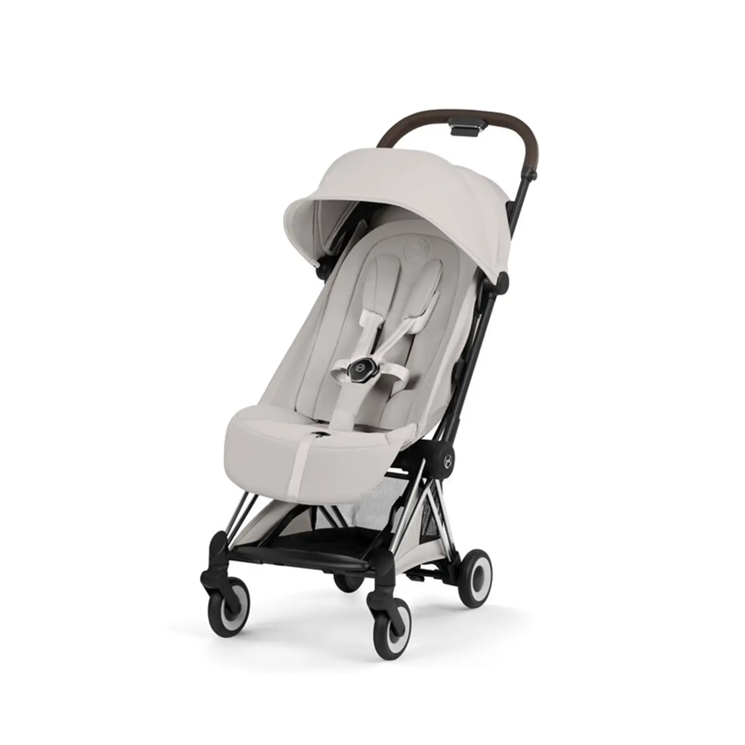 Coya Style City Grey Passeggino con Telaio Crome Brown Cybex - trio e modulari