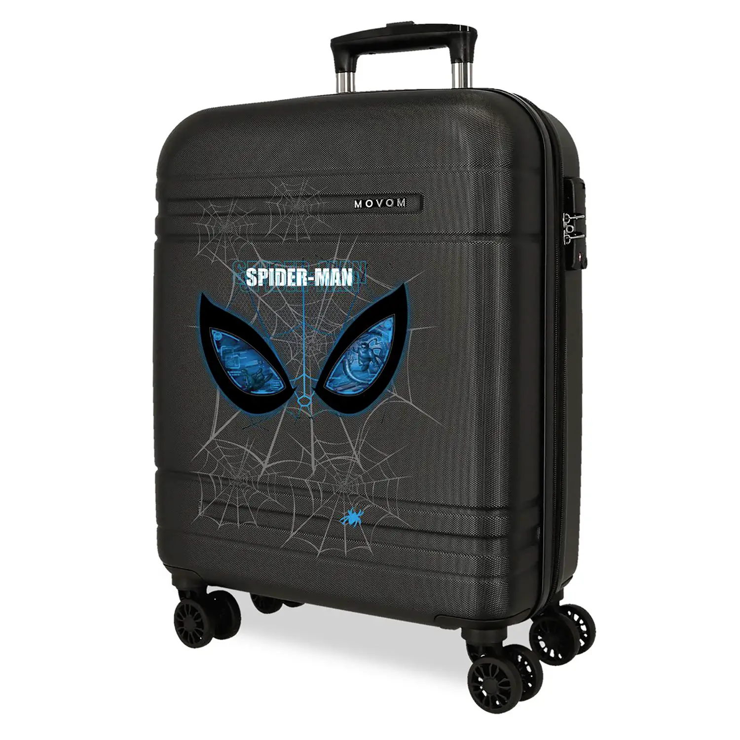 Spiderman Is Watching Trolley Abs 55 cm 4 Ruote Nero - valige e borse da viaggio