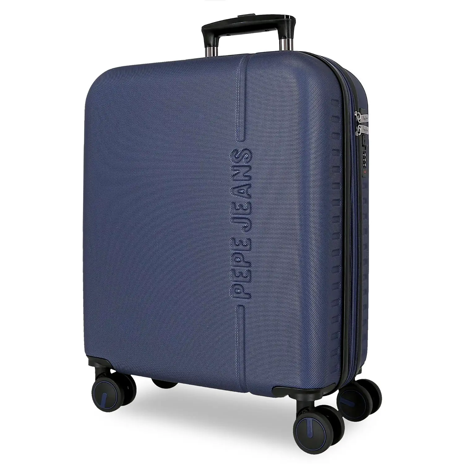 Pepe Jeans Montana Trolley Abs 55 cm 4 Ruote Marino - valige e borse da viaggio