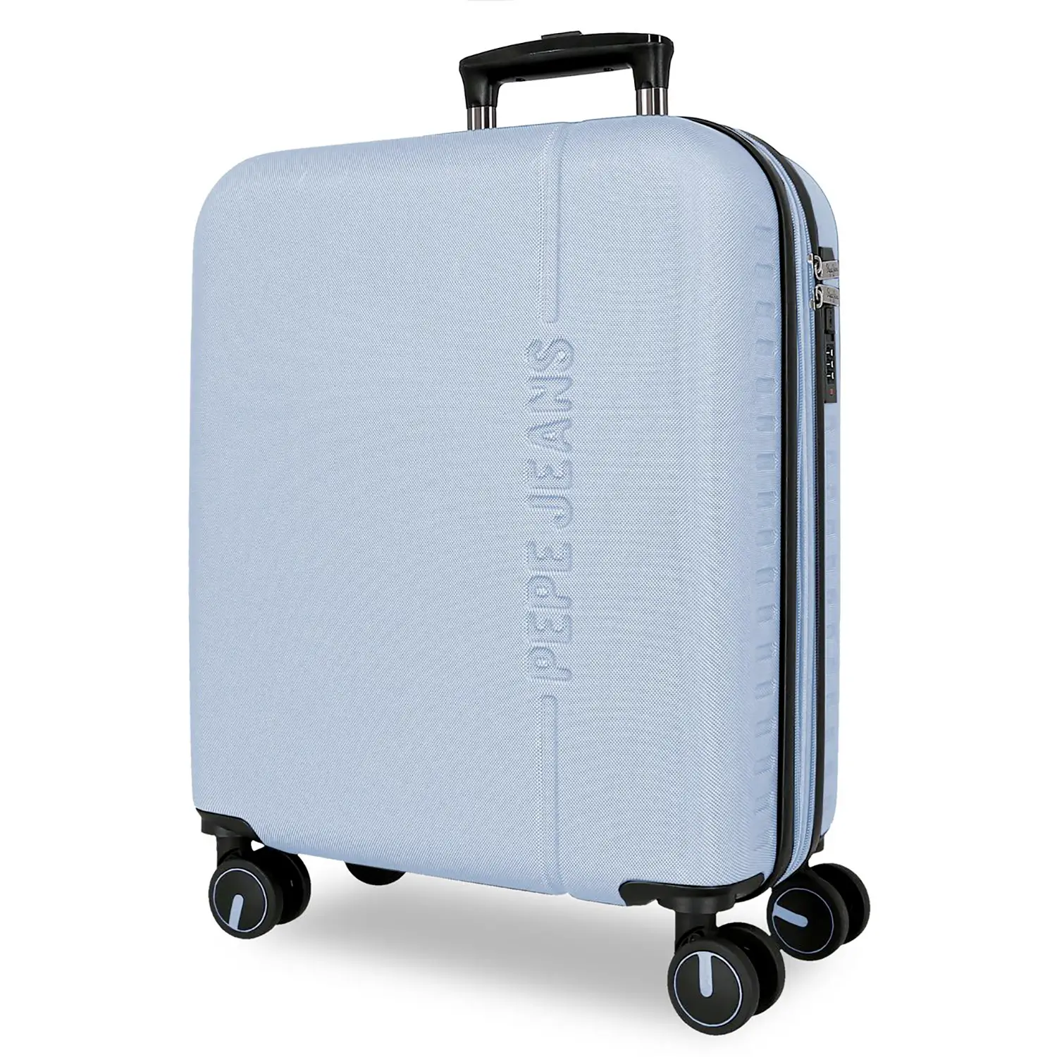 Pepe Jeans Montana Trolley Abs 55 cm 4 Ruote Azzurro Chiaro - valige e borse da viaggio