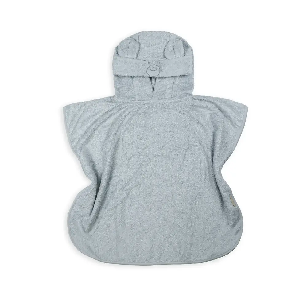 Poncho Accappatoio Bamboom in Spugna di Bambù – Warm Ocean – Taglia 0-2 Anni - accappatoi