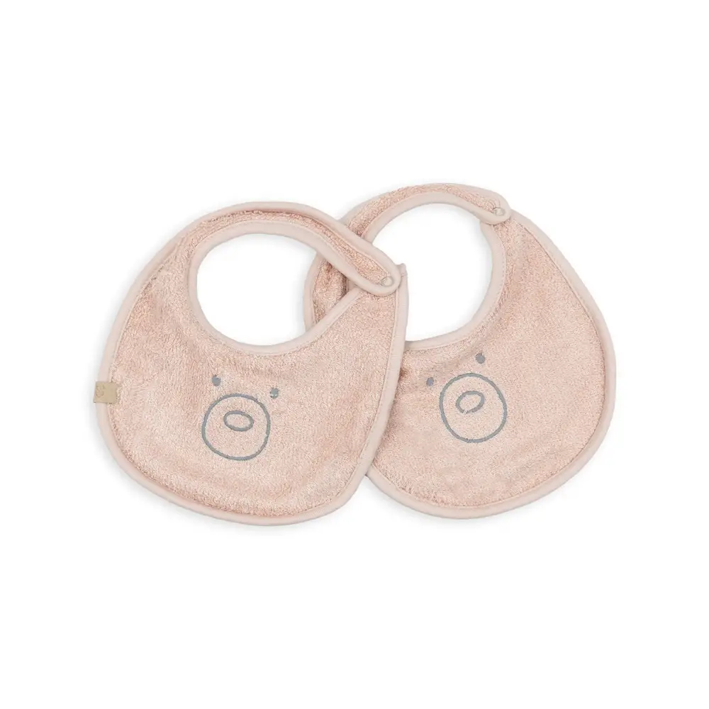 Bamboom Bavaglino in Spugna Warm Pink set 2 pz - Sicurezza e igiene