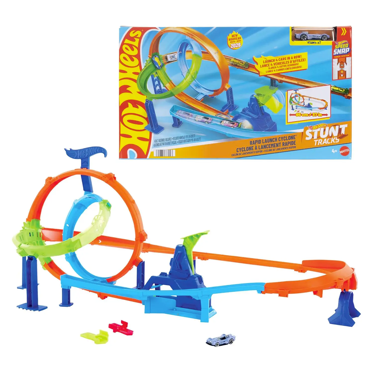 Hot Wheels Stunt Tracks - Mega Ciclone - play set