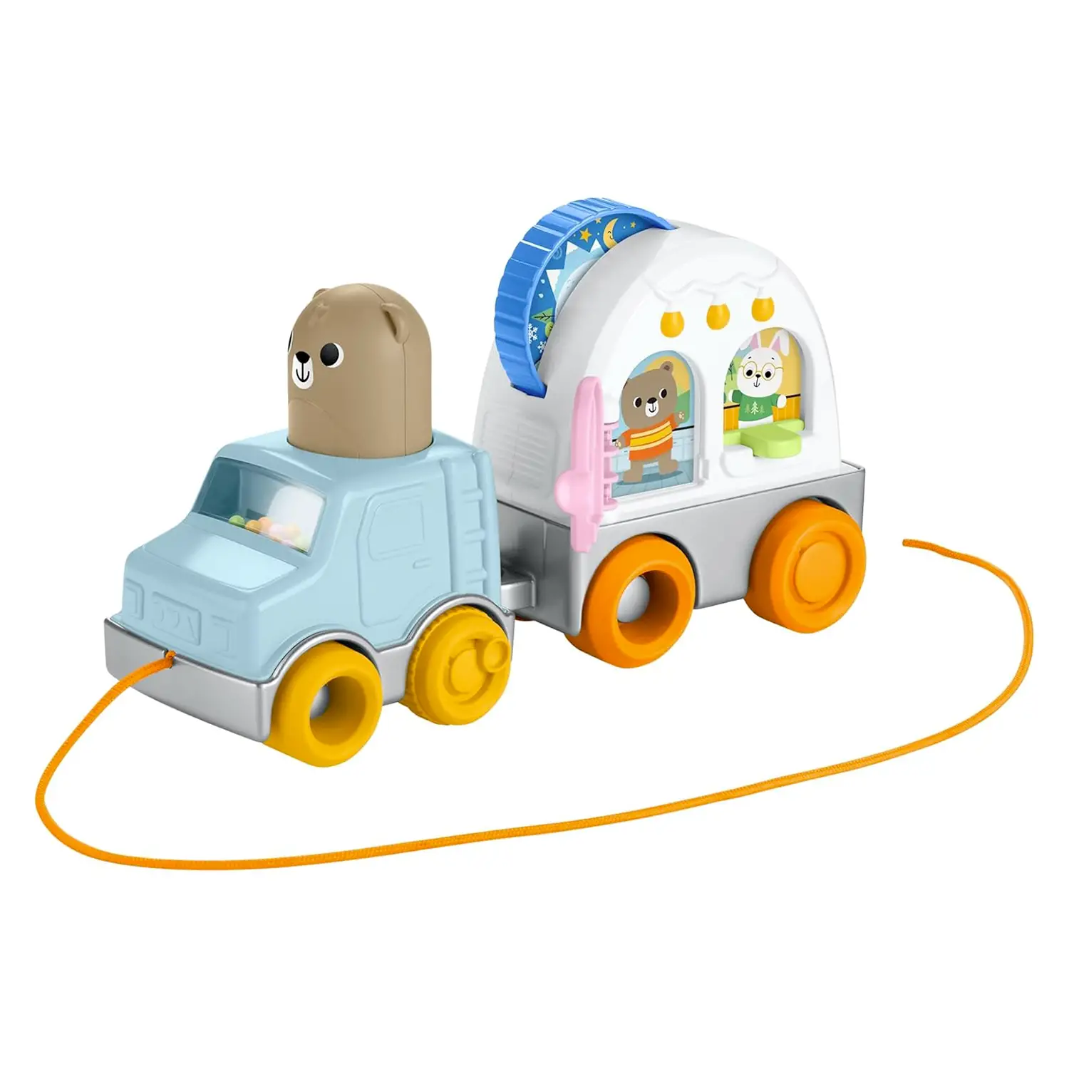 Fisher Price Camper Foresta degli Amici Trainabile Con Suoni - Primi giochi