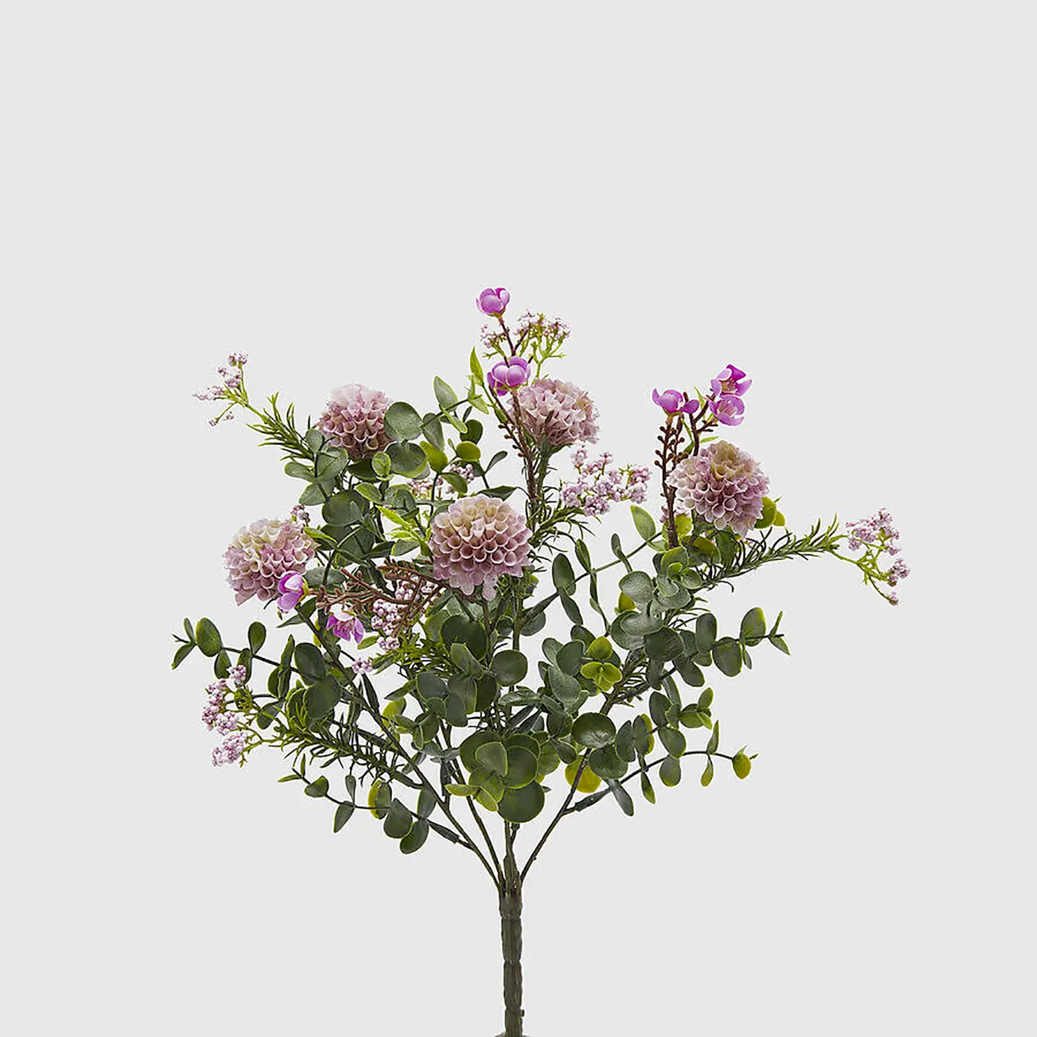 Fiori Dalia Cespuglio Con Bocciolo 5 Steli H37 Fucsia - oggetti decorativi