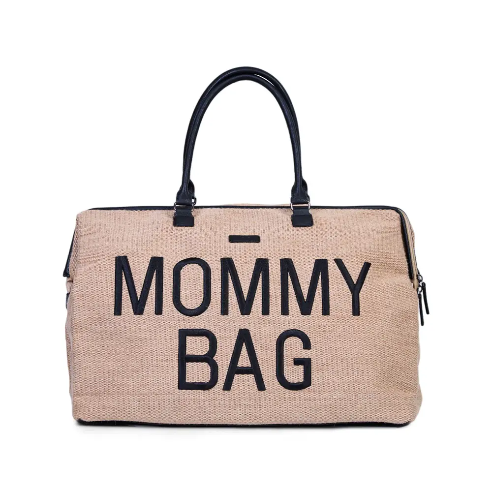 Mommy Bag Borsa Fasciatoio con Materassino Raffia - borse e zaini