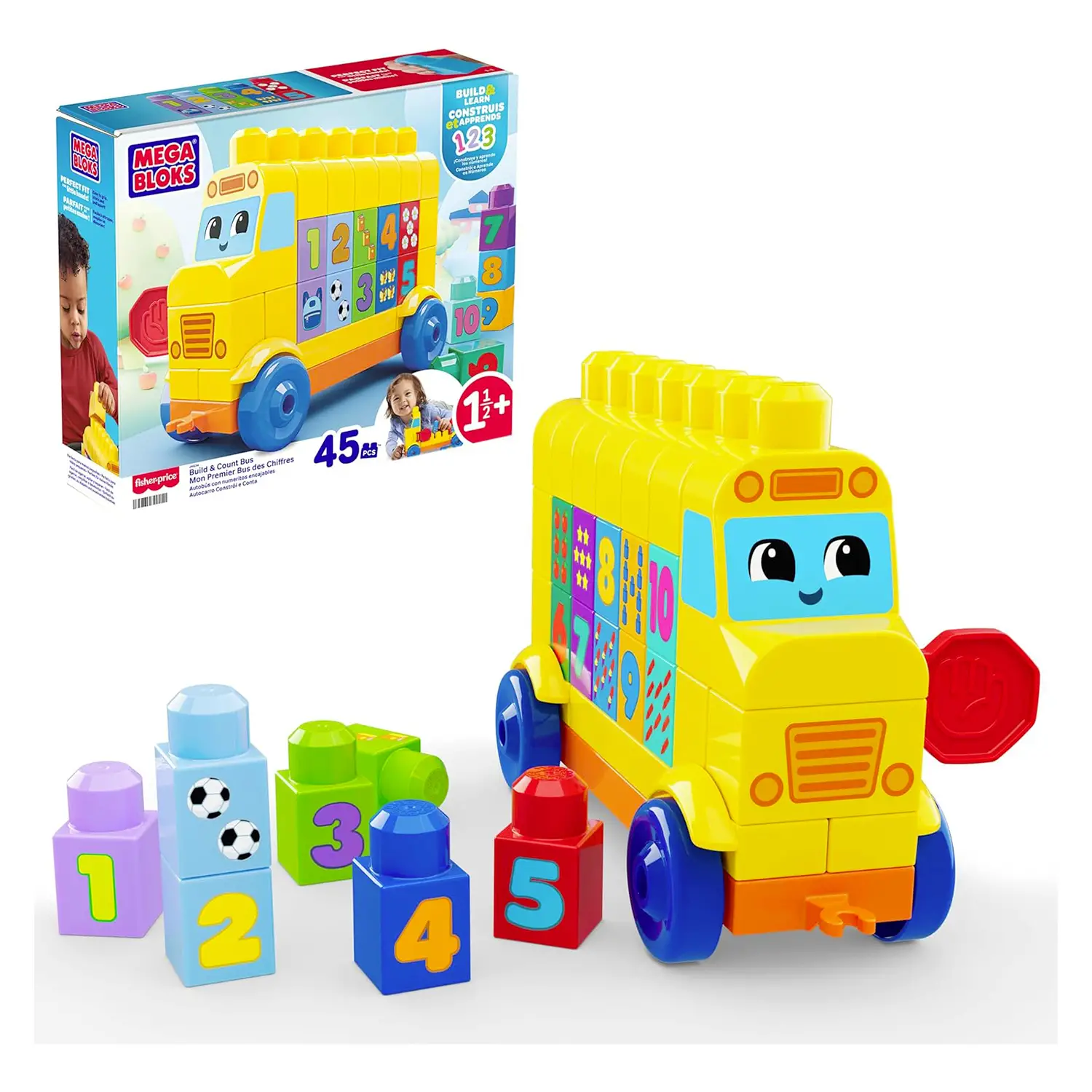 Mega Bloks Scuolabus Costruisci e Impara - Primi giochi