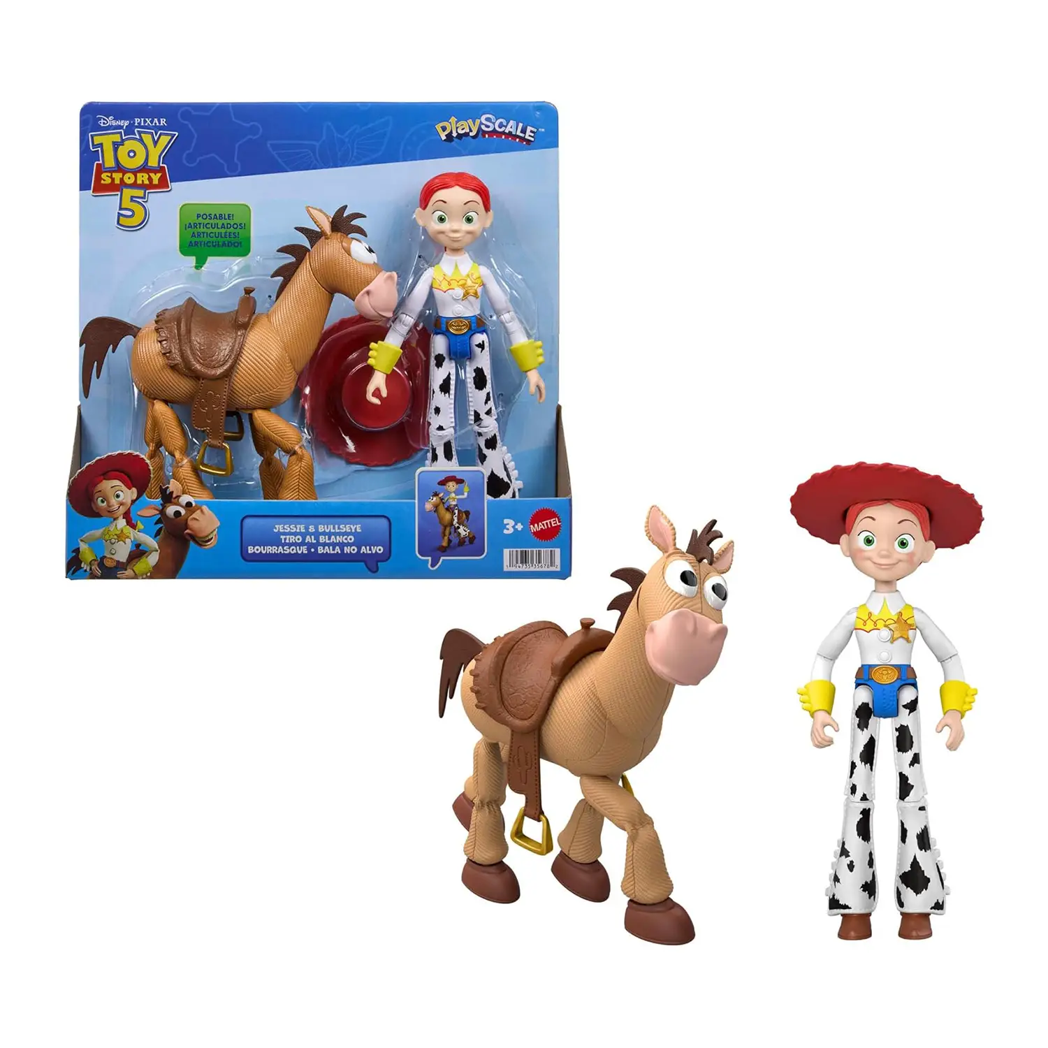 Mattel Toy Story 5 Jessie e Bullseye Set 2 Figure - action figures ed accessori