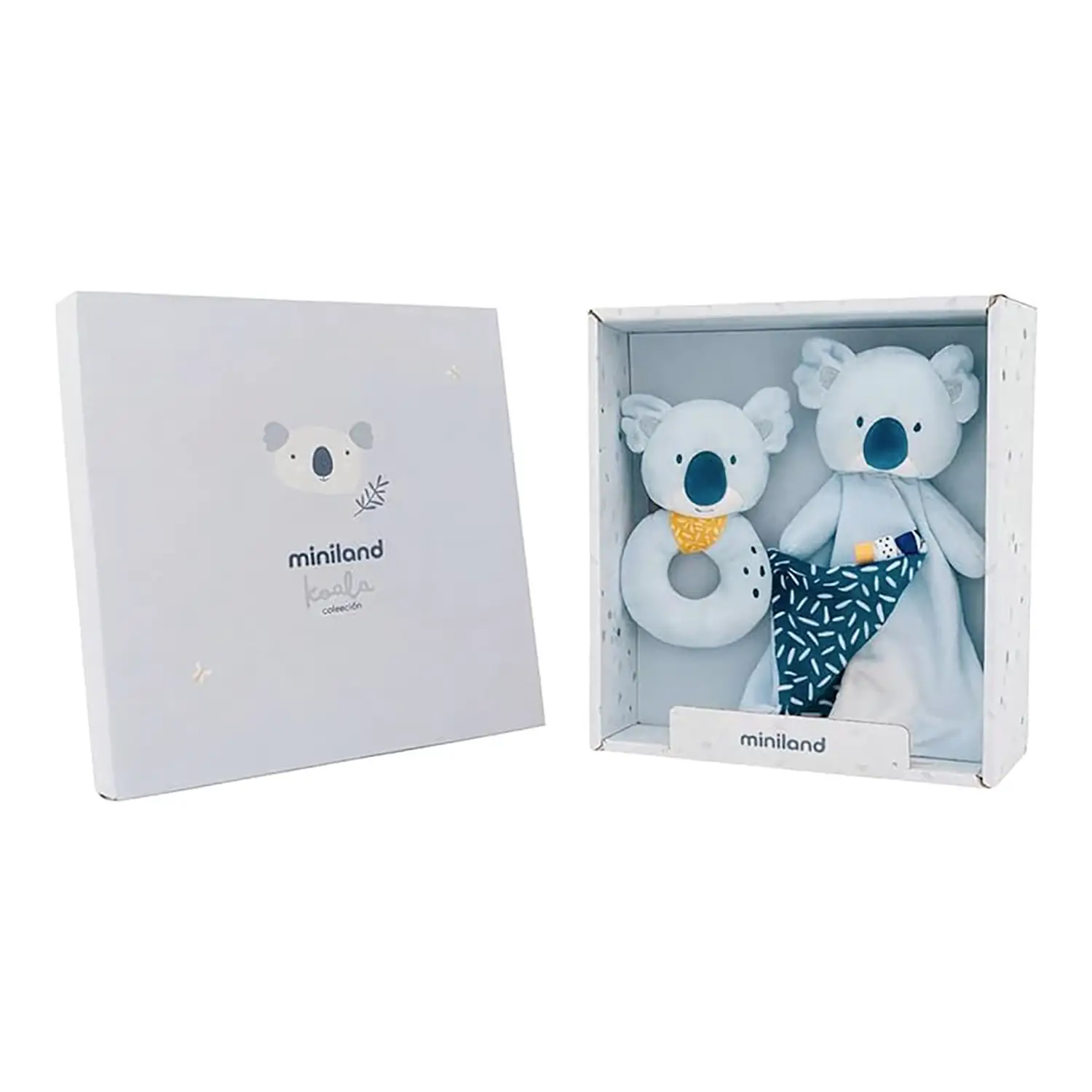 Set Regalo per Neonati: Sonaglio + Copertina Confezione Koala - accessori