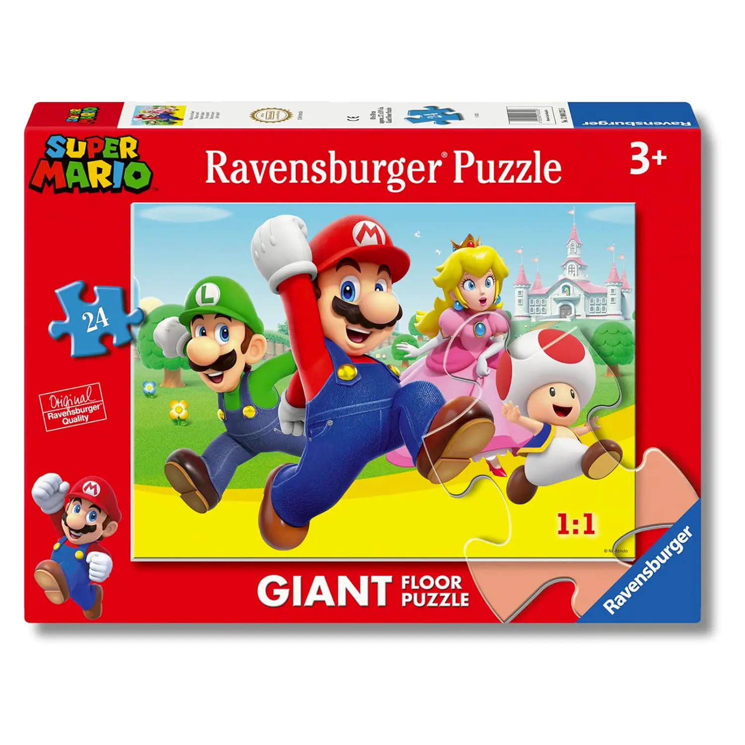 Puzzle 24 Pezzi Giant Super Mario - Puzzle in cartone