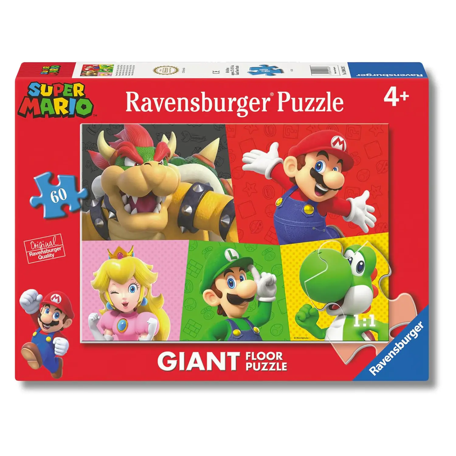 Puzzle 60 Pezzi Giant Super Mario - Puzzle in cartone