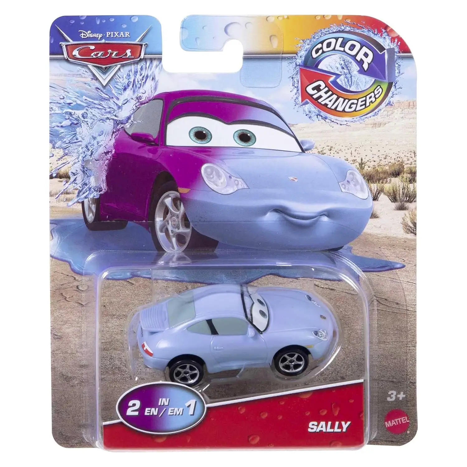 Cars Cambia Colore Dinoco Sally JHG31 - modellini