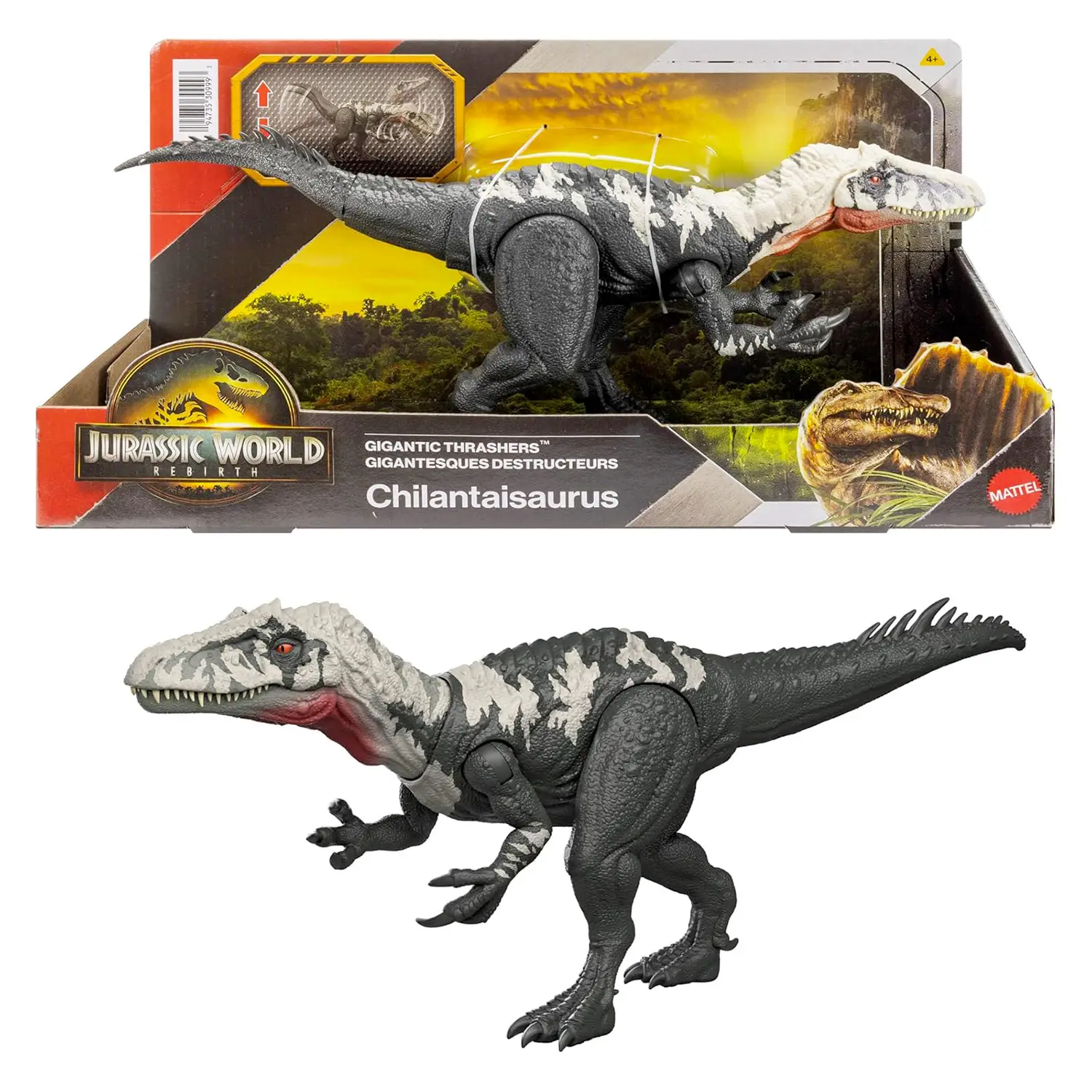Jurassic World Rebirth Predatori Giganti Chilantaisaurus - action figures ed accessori