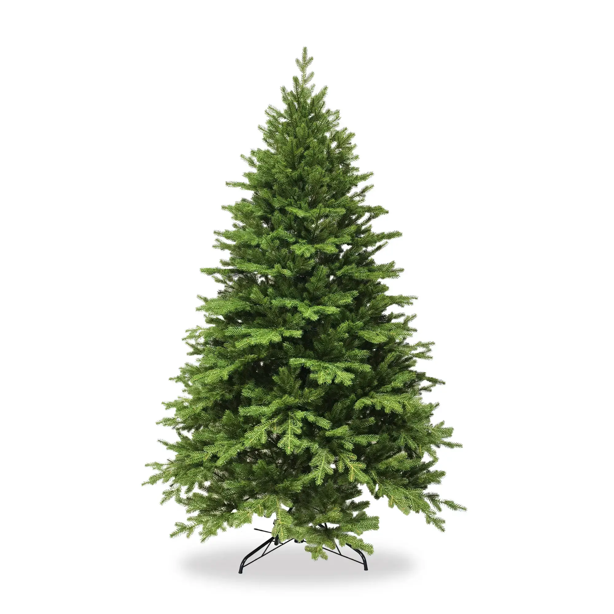 Albero di Natale Selira 100% PE Ultra-Realistico, 1004 Rami a 5 e 7 Punte, Altezza 210 cm - alberi