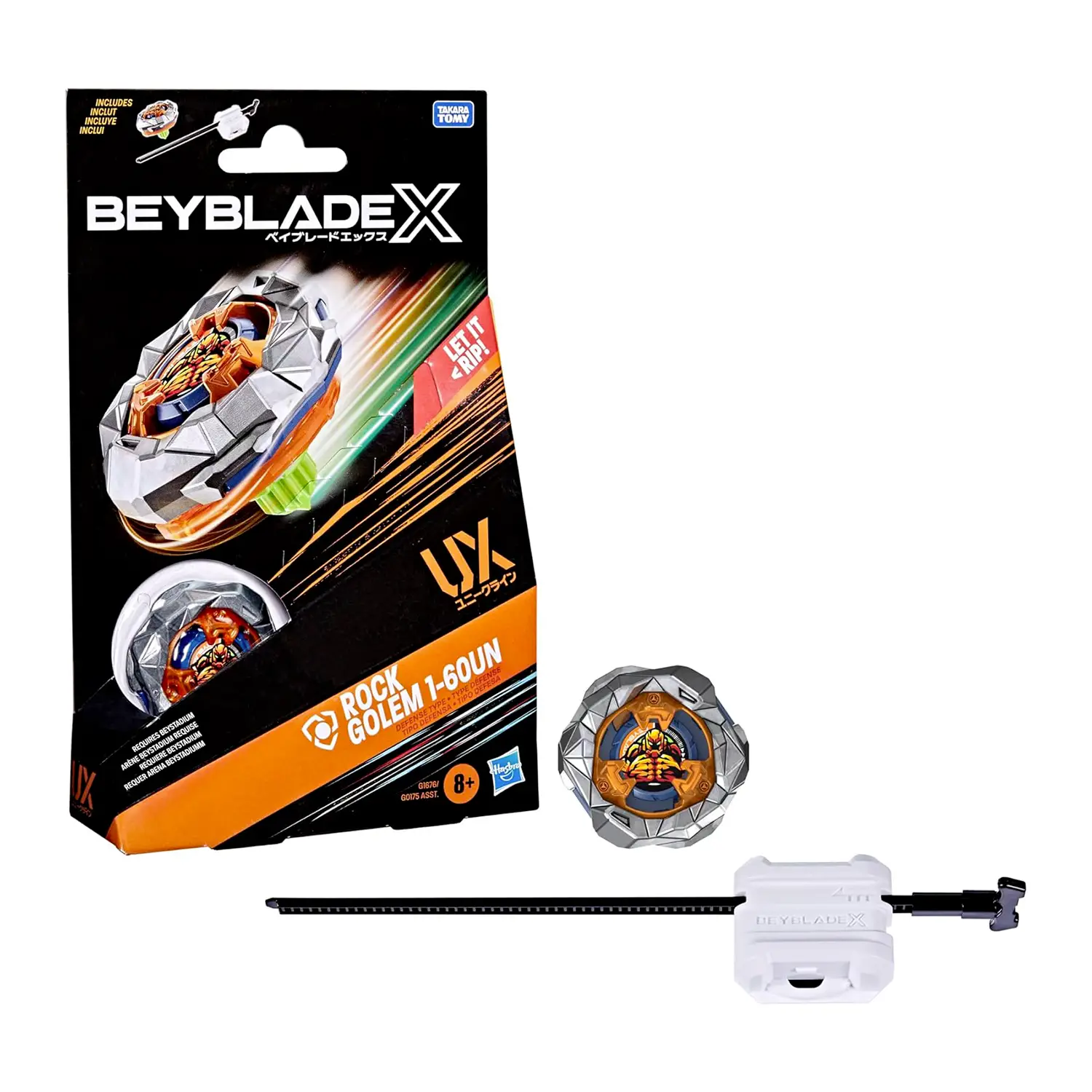 Beyblade X Starter Pack Rock Golem 1-60Un Ux - action figures ed accessori