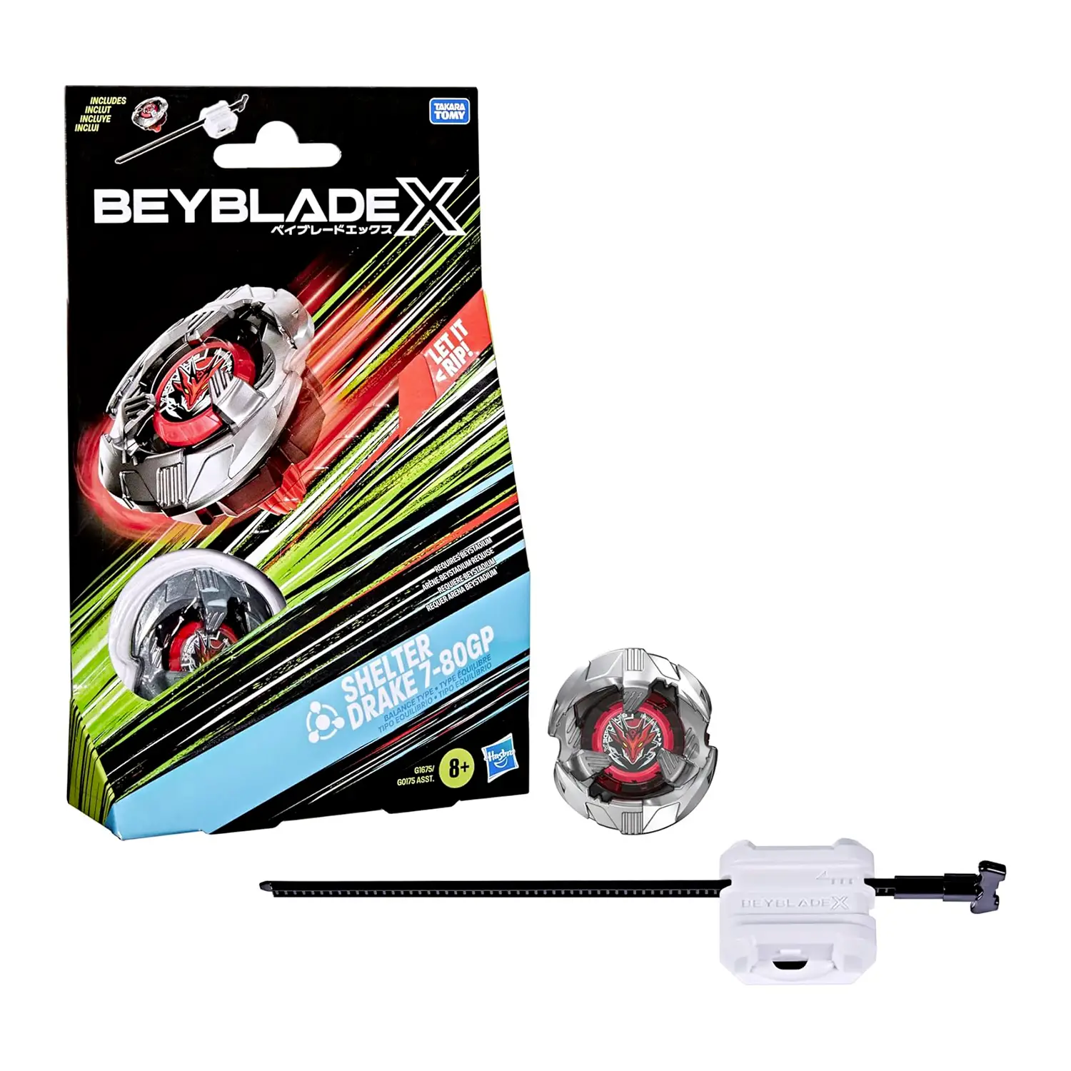 Beyblade X Starter Pack Shelter Drake 7-80GP Ux - action figures ed accessori
