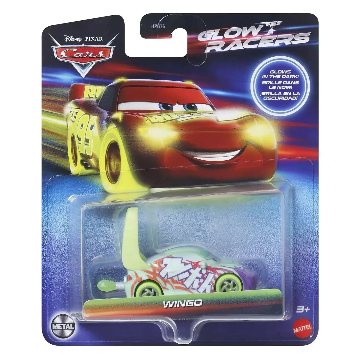 Disney Pixar Cars Glow Racers - Wingo - action figures ed accessori