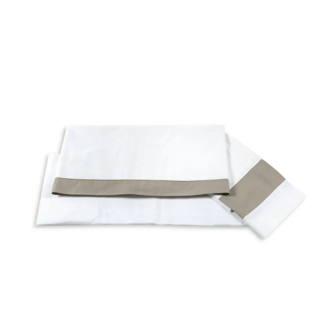 Set Lenzuola Candy di Pali 3 Pezzi Bianco Tortora - lenzuolini