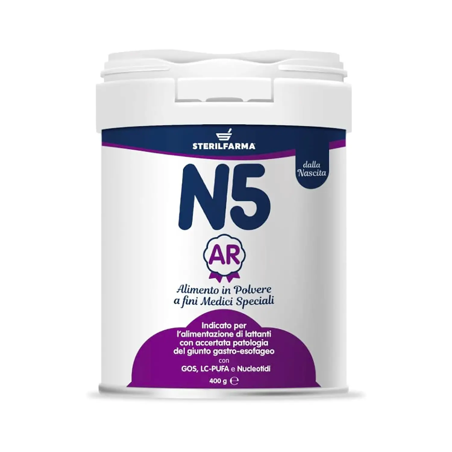 Latte N5 AR Polvere 400gr Anti Reflusso Steril Farma - latti artificiali