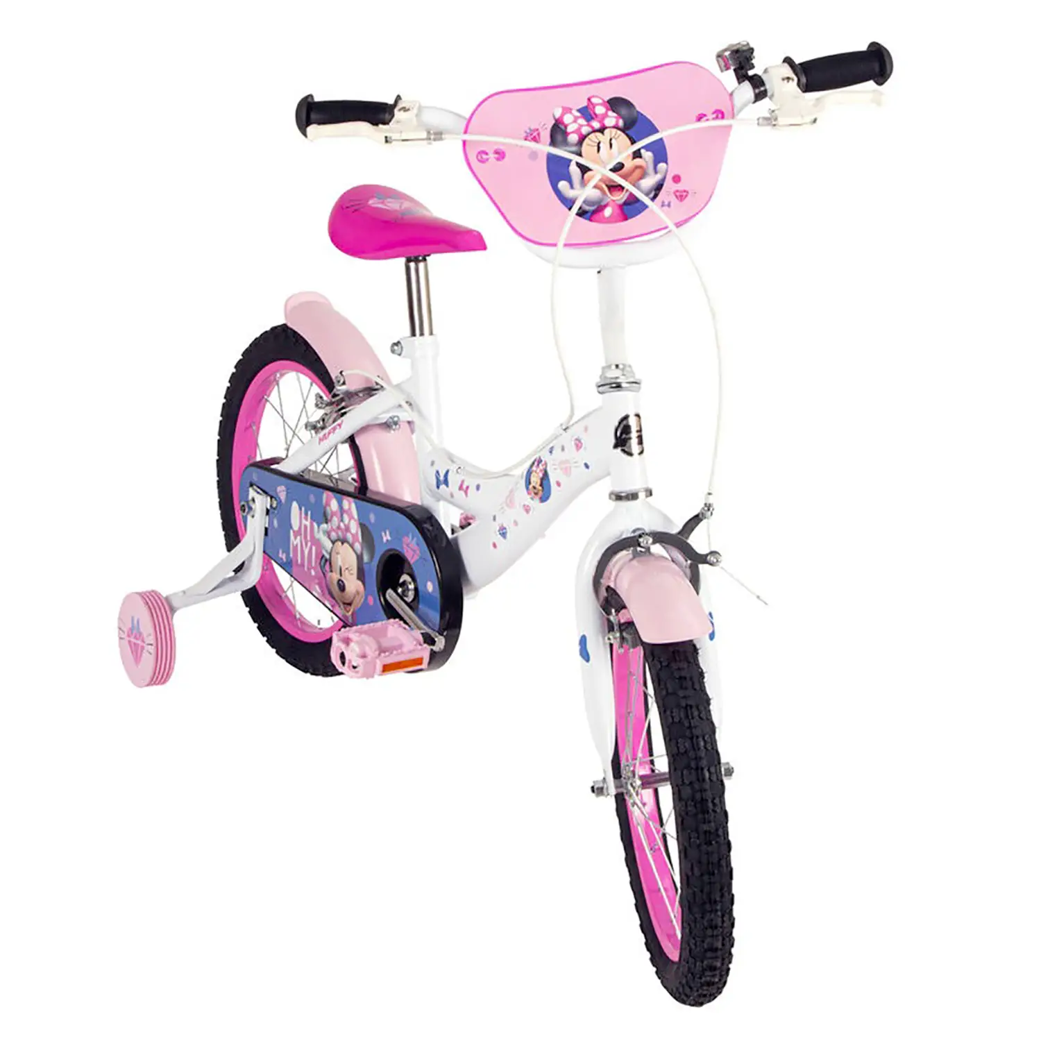 Bicicletta Bambina 16" Minnie Con Rotelle - biciclette bambini