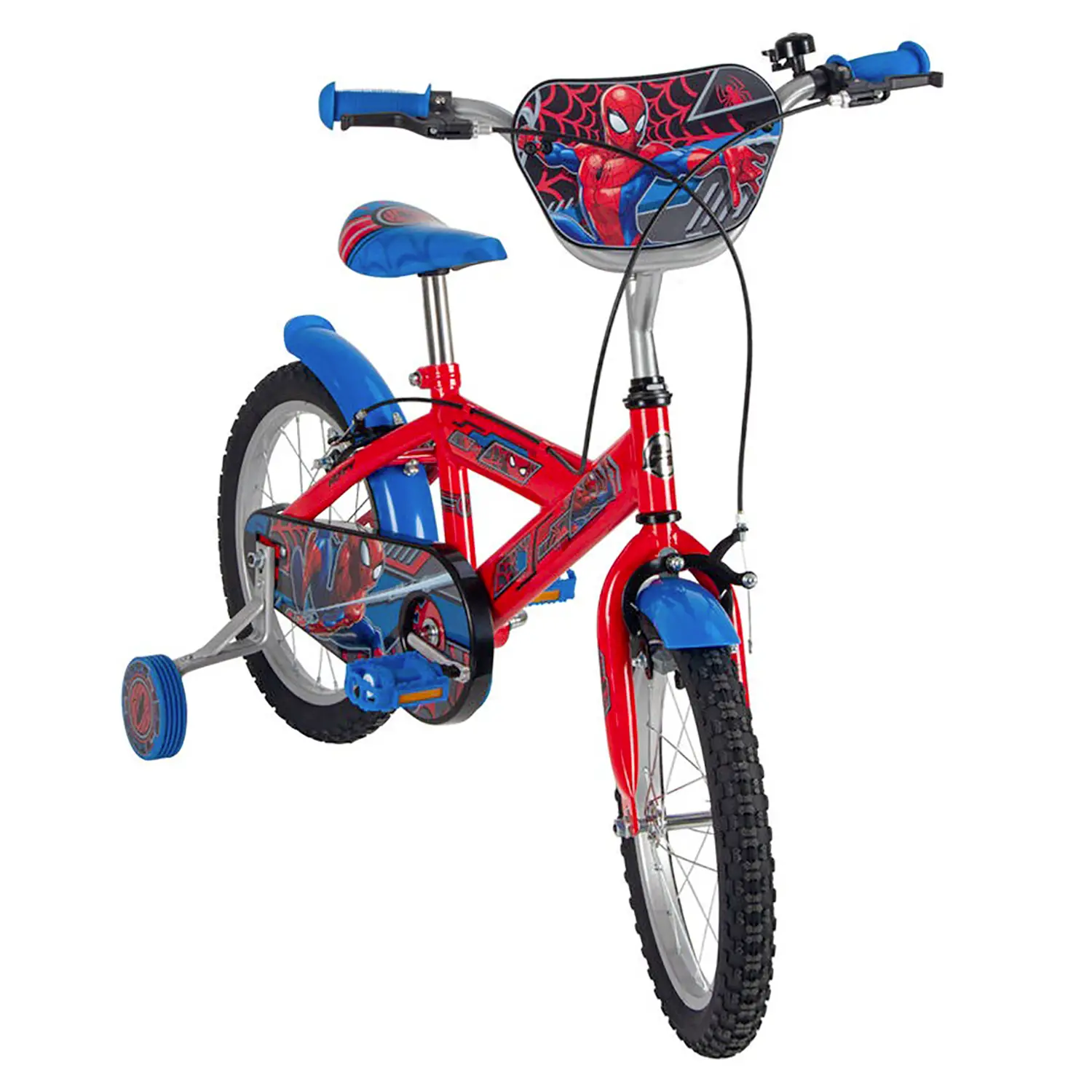 Bicicletta Bambino 16" Spiderman Con Rotelle - biciclette bambini