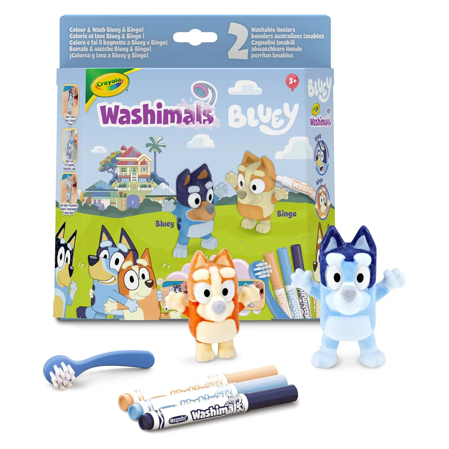 Washimals Pets - Set Cuccioli Bluey 2 Pezzi - creatività