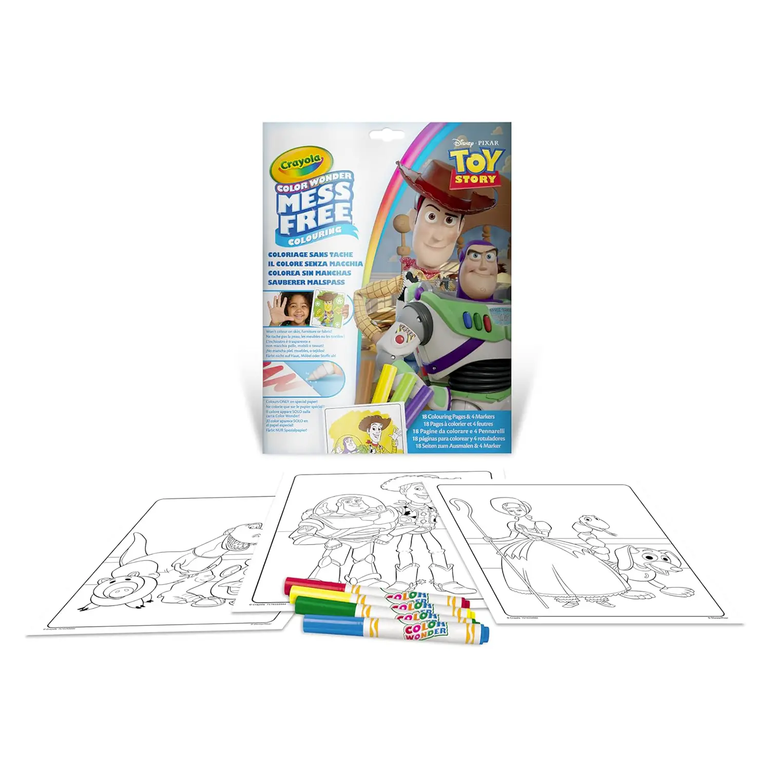 Color Wonder Album Da Colorare Con Pennarelli Magici Toy Story - Manuali per attività creative