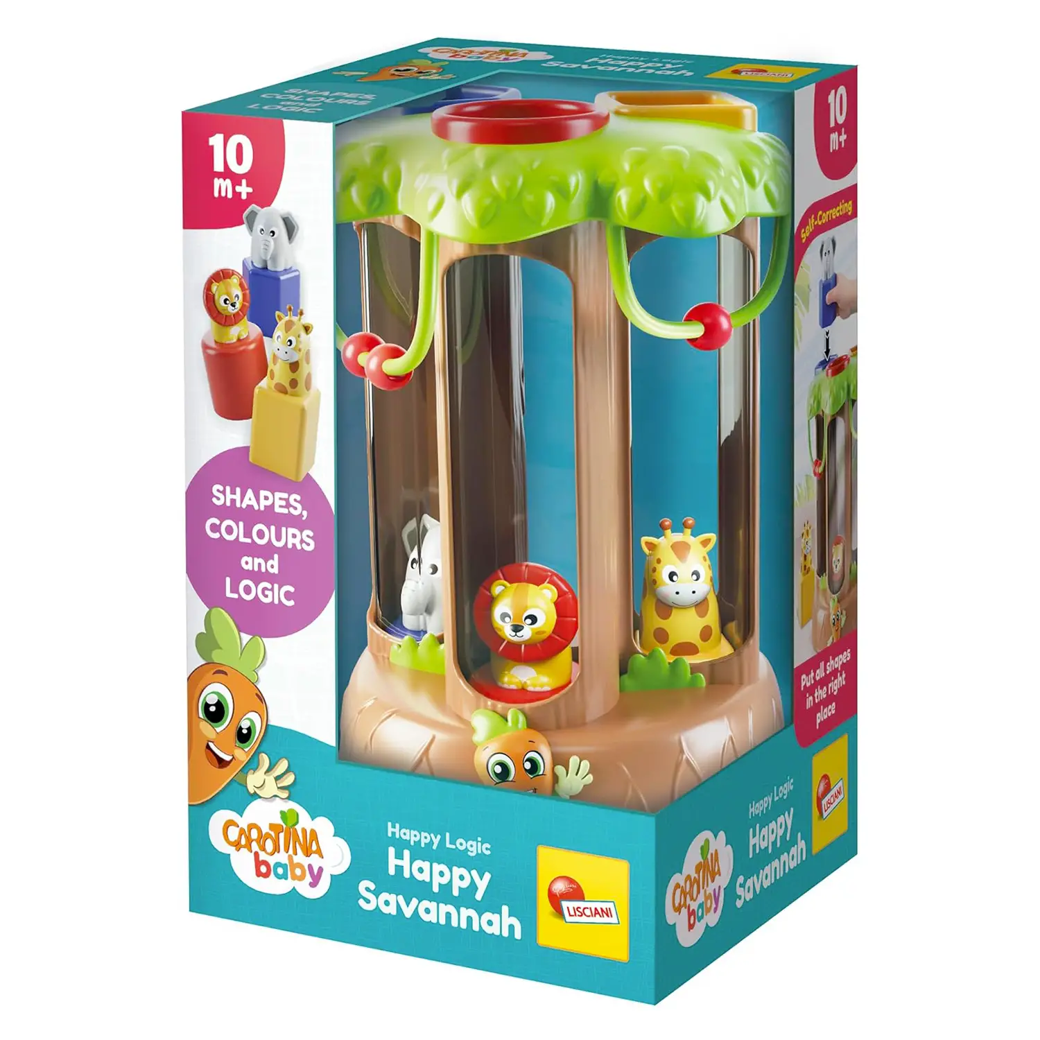 Carotina My First Logic Gioco Educativo Ad Incastri Savannah - Primi giochi
