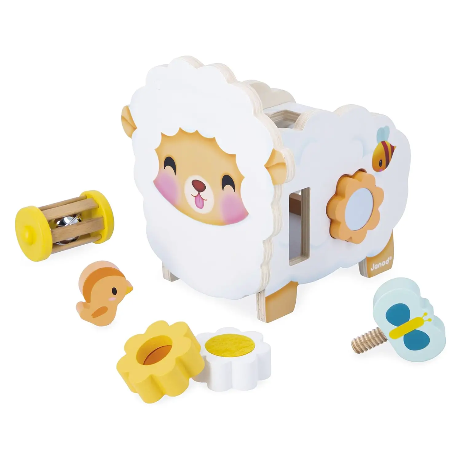 Cubo Multiattività Giocattolo Educativo Pecorella - Primi giochi