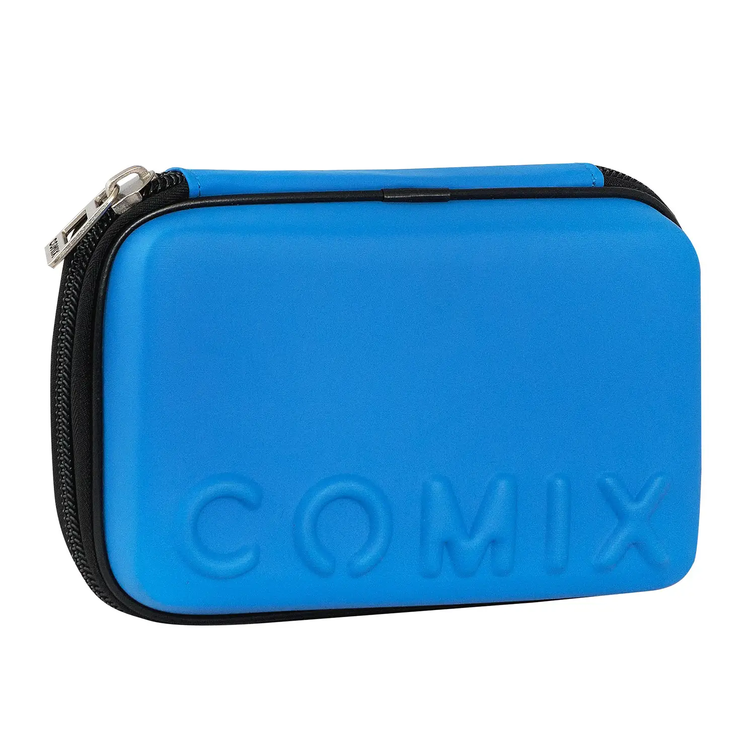 Astuccio Scuola Corredo Maxi Zip Comix Opaco Blu - astucci colori