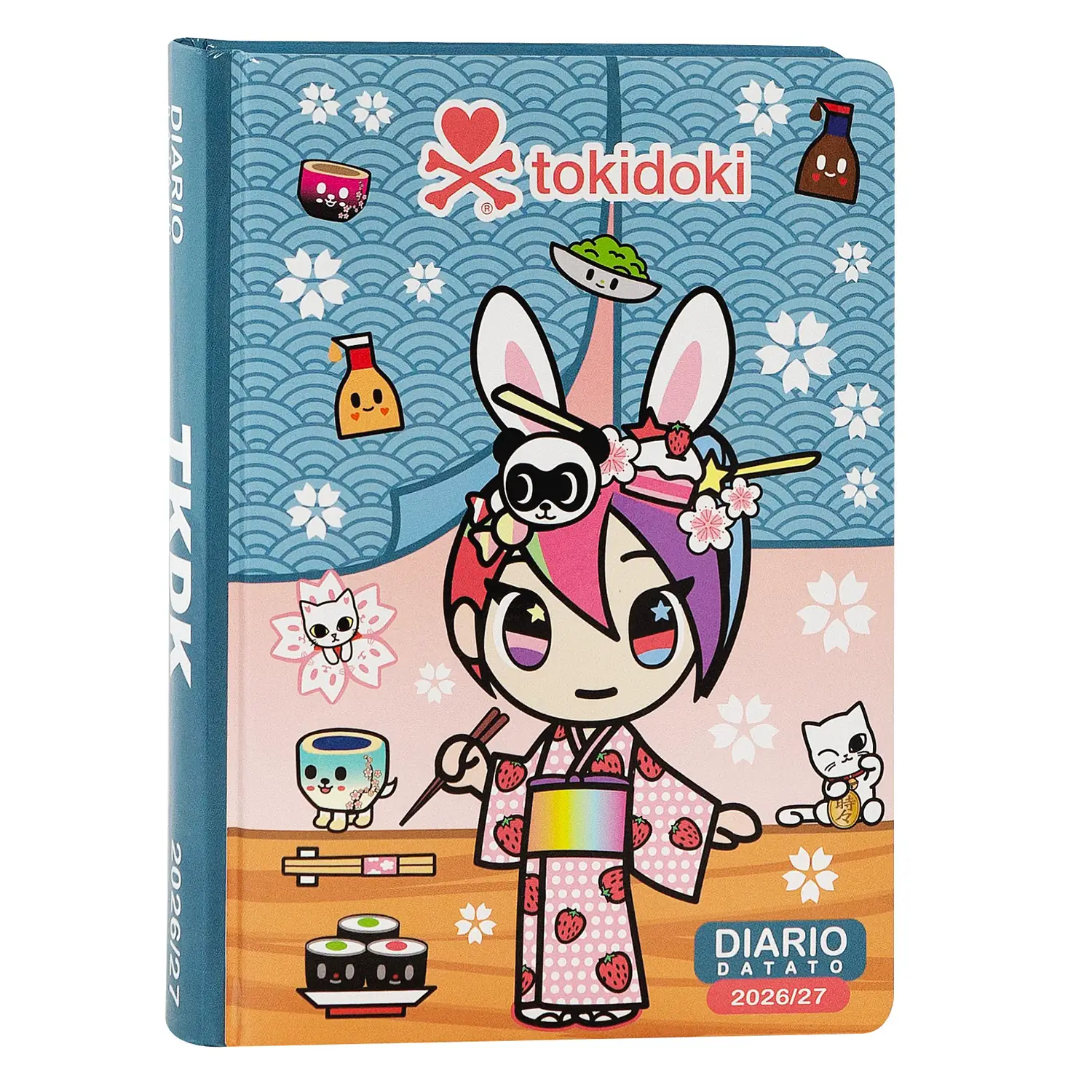 Tokidoki Superdiario Standard Datato Azzurro - diari