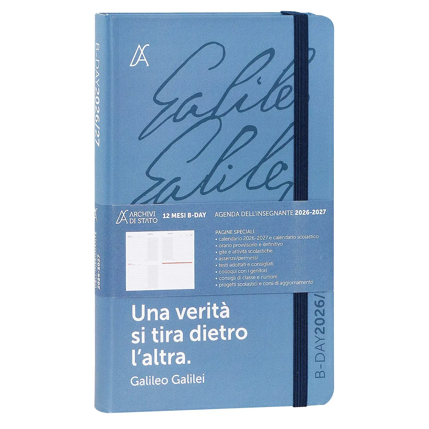 Kaos Agenda Insegnanti 12 Mesi Bi-day Archivio di Stato Galilei - agende