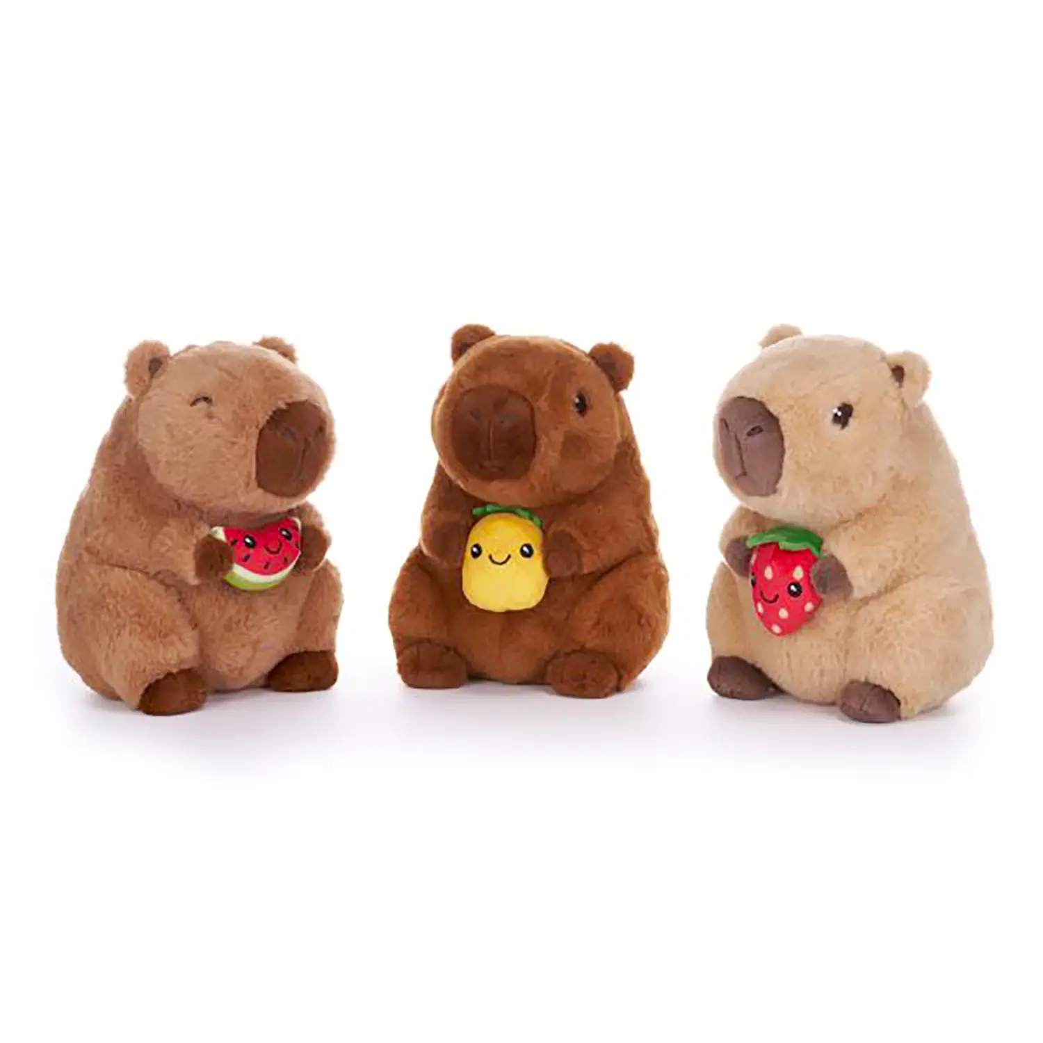 Peluche Capibara Con Frutto 25 Cm - peluches 0/36 mesi