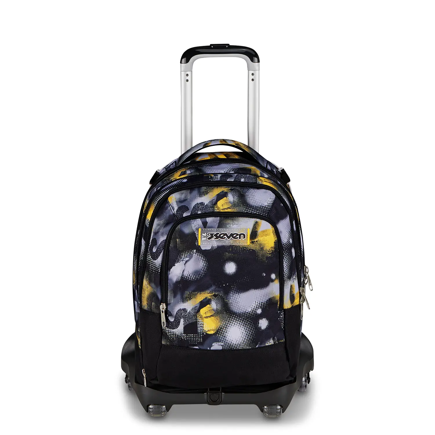 Trolley Zaino Scuola Seven Jack 8WD New Detach Golden Paint - zaini trolley