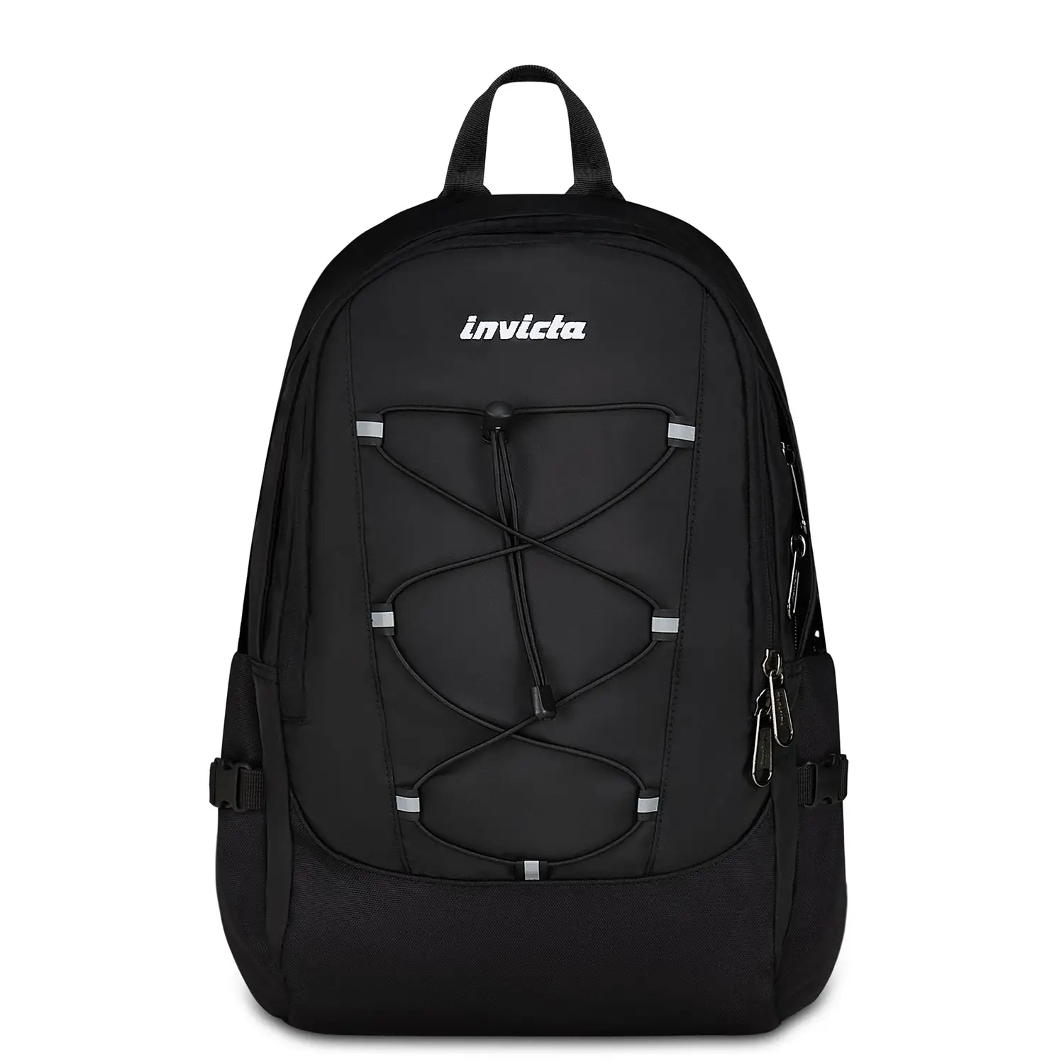 Zaino Scuola Invicta Smart GRS Jet Black 23 Litri Tasca Laptop - zaini scuola