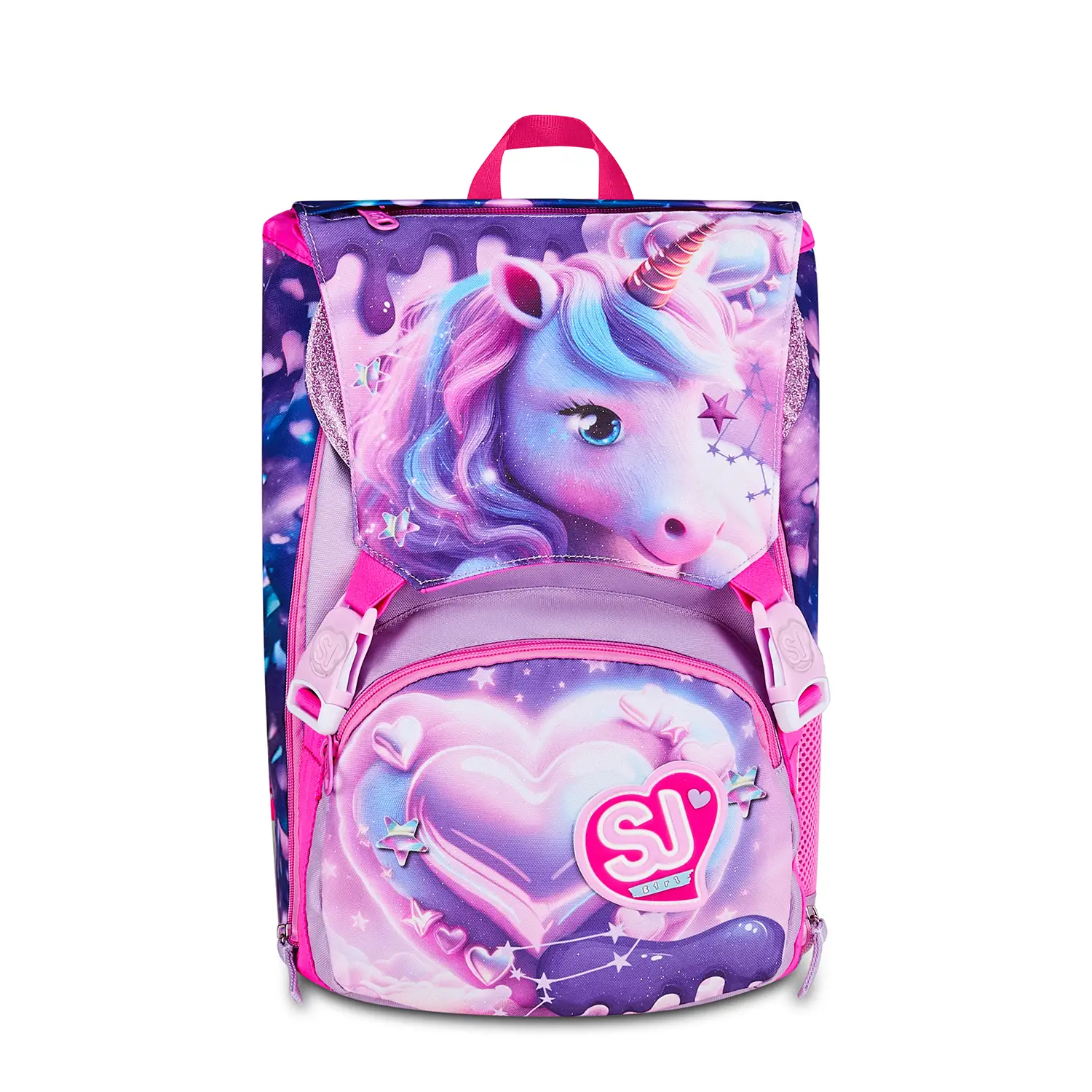 Zaino Scuola SJ Gang Pixie Unicorn Sdoppiabile Big 24 Litri - zaini scuola