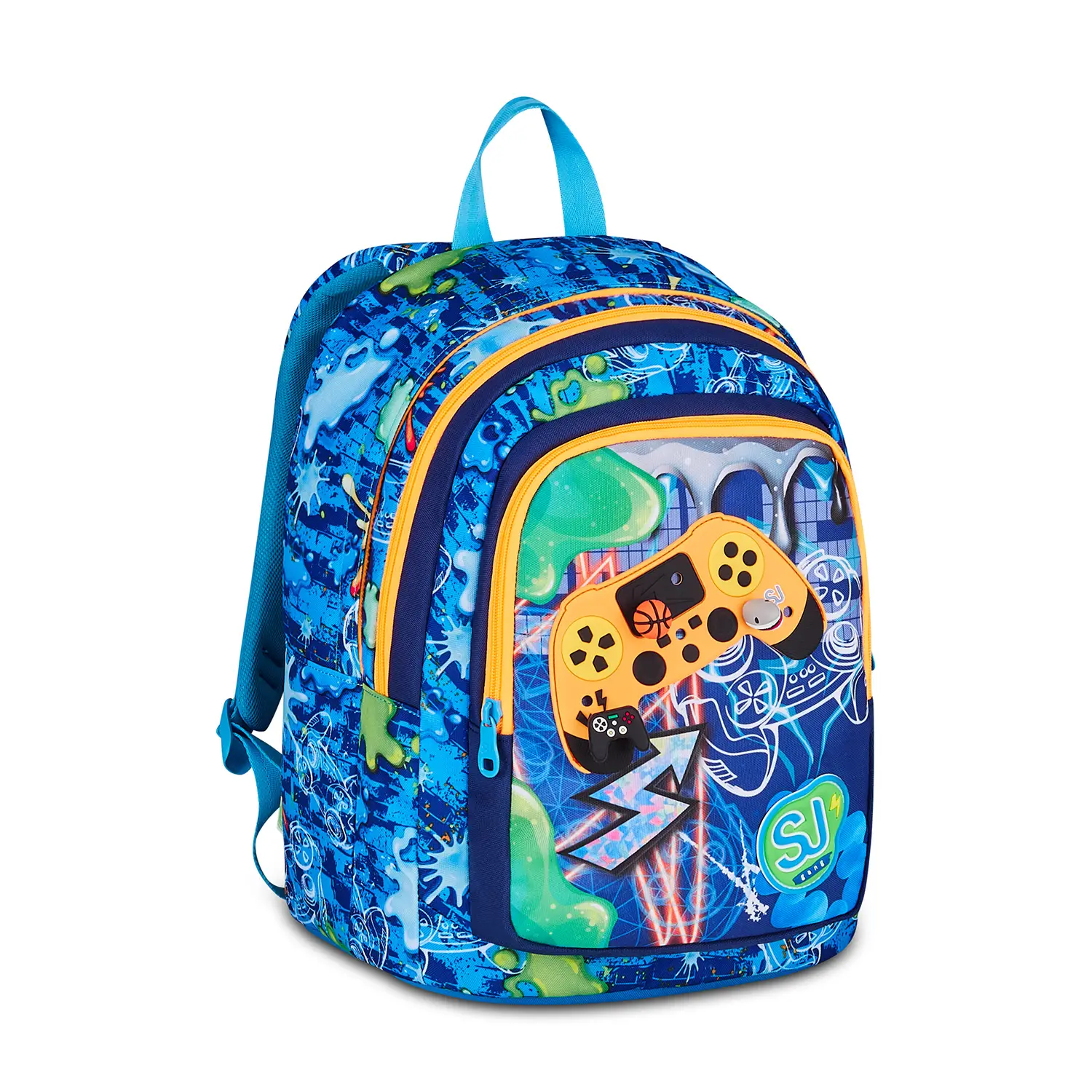 Zaino Scuola SJ Gang Joyful Pins Boy Advanced 29 Litri - zaini scuola